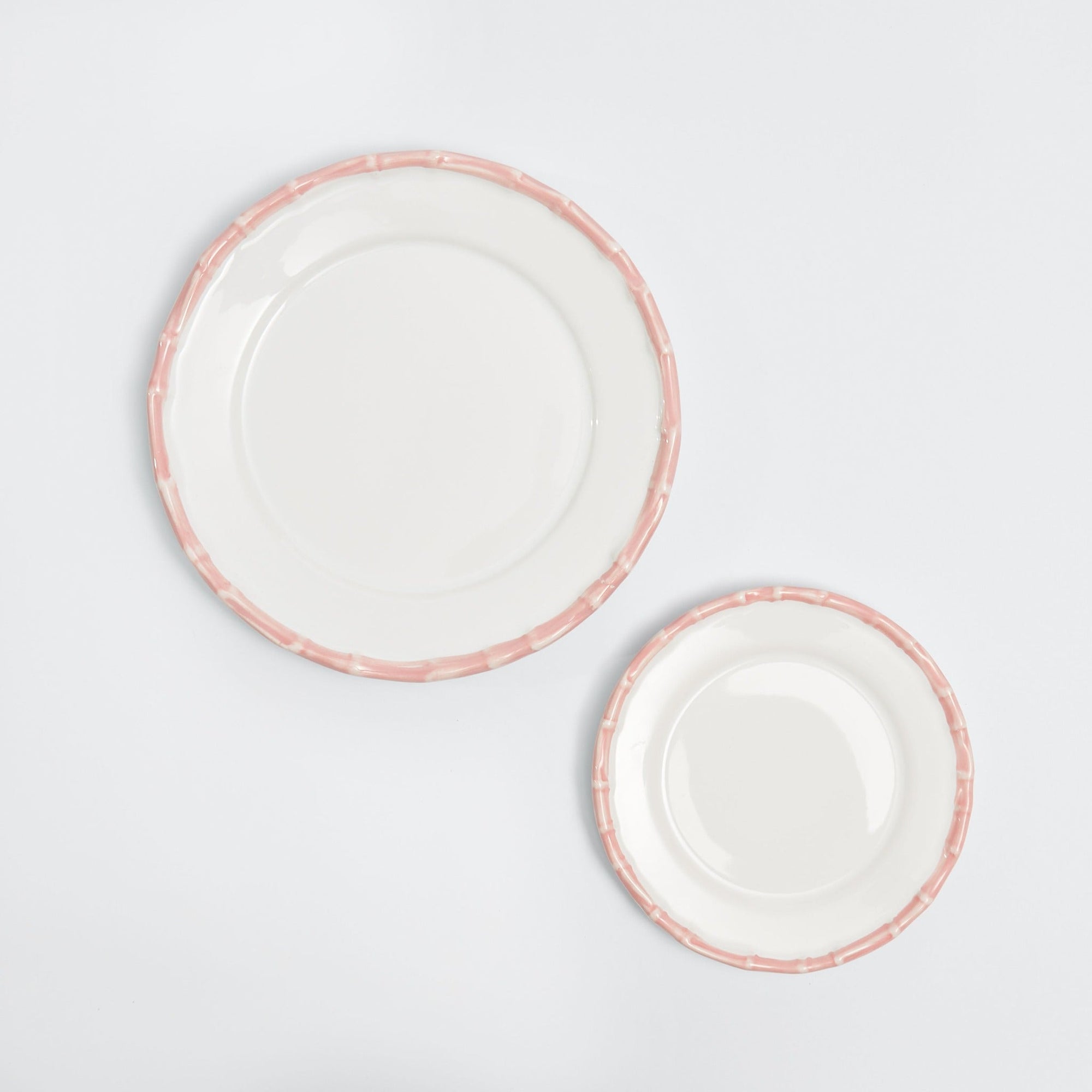 Large Pink Bamboo Dinner Plate (1 Piece)