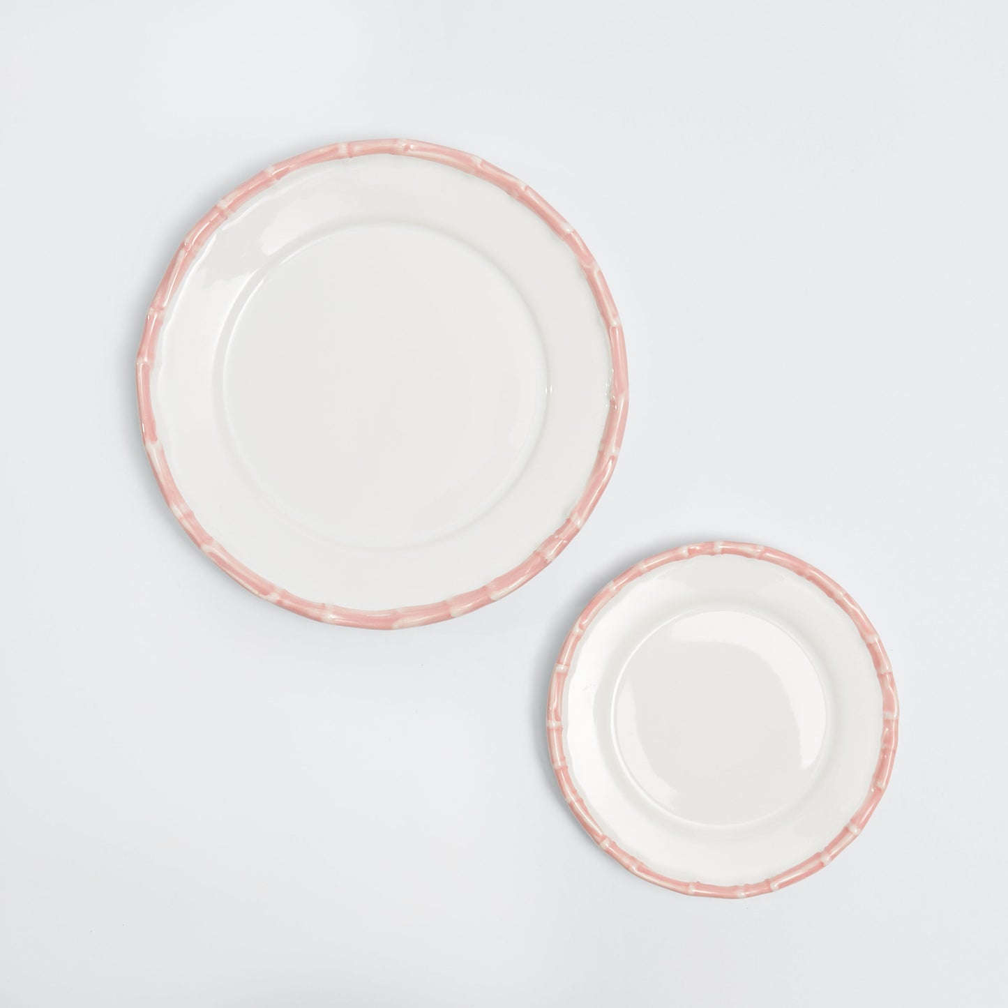Small Pink Bamboo Side Plate (1 Piece)