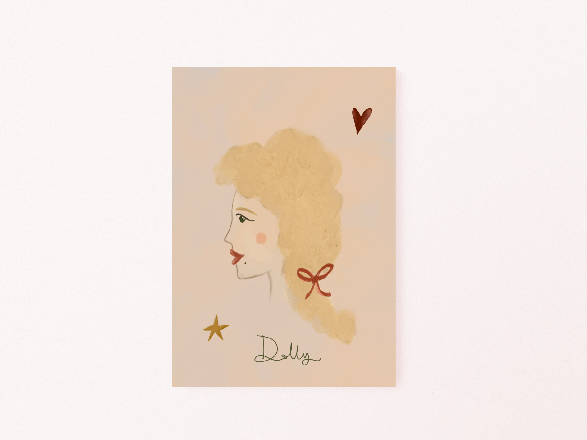 Woo Dolly! Art Print
