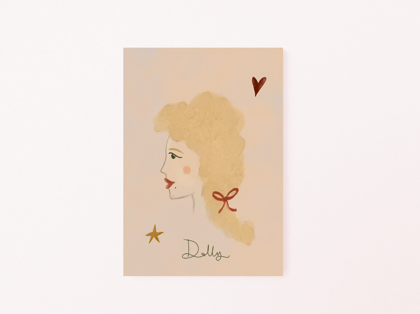 Woo Dolly! Art Print