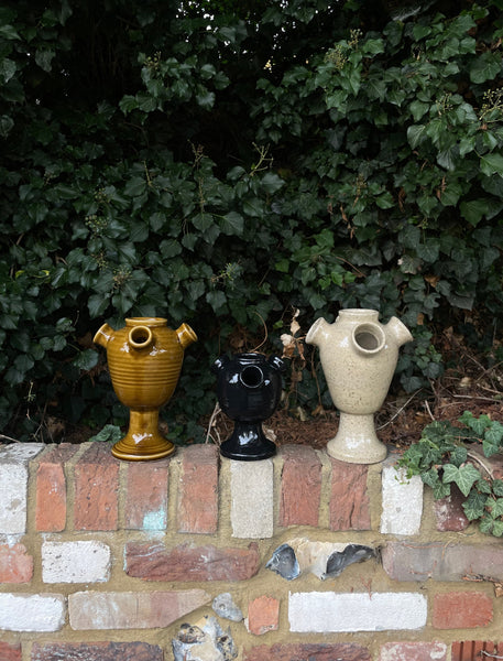 Stoneware Tulipiere - Glossy Black