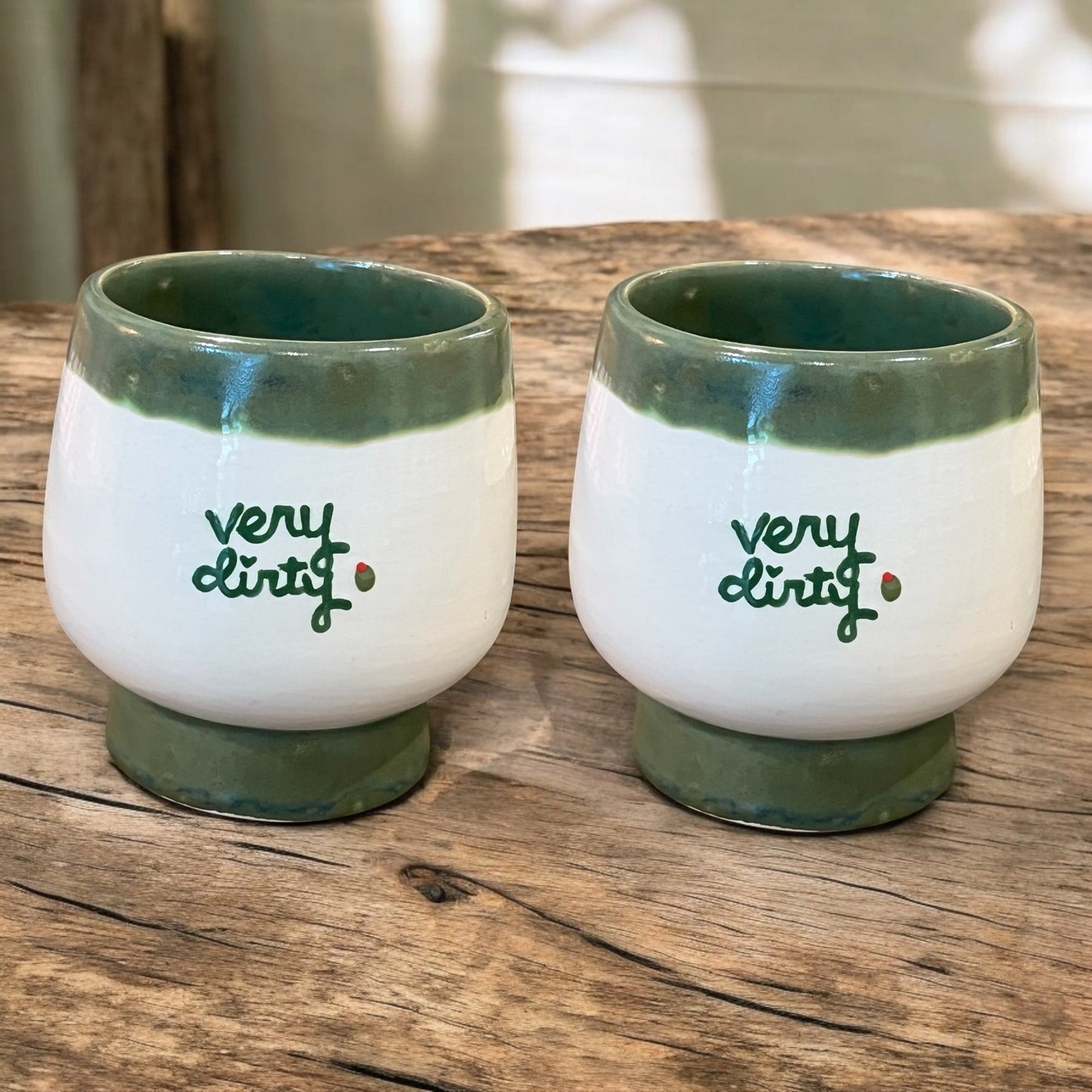 Martini "very dirty" Cups/Collection of Two