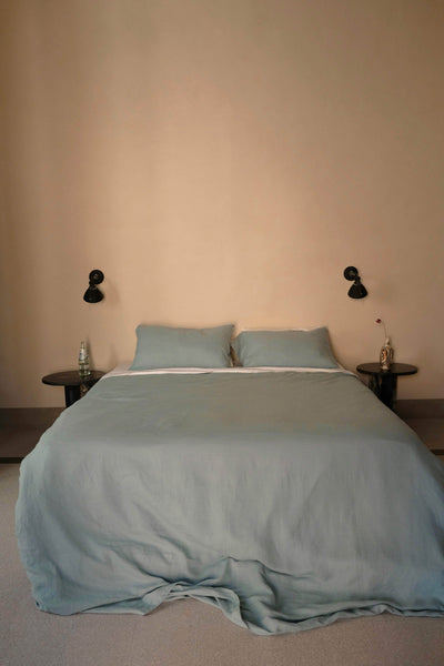 Hemp Fitted Sheet Sugar Paper
