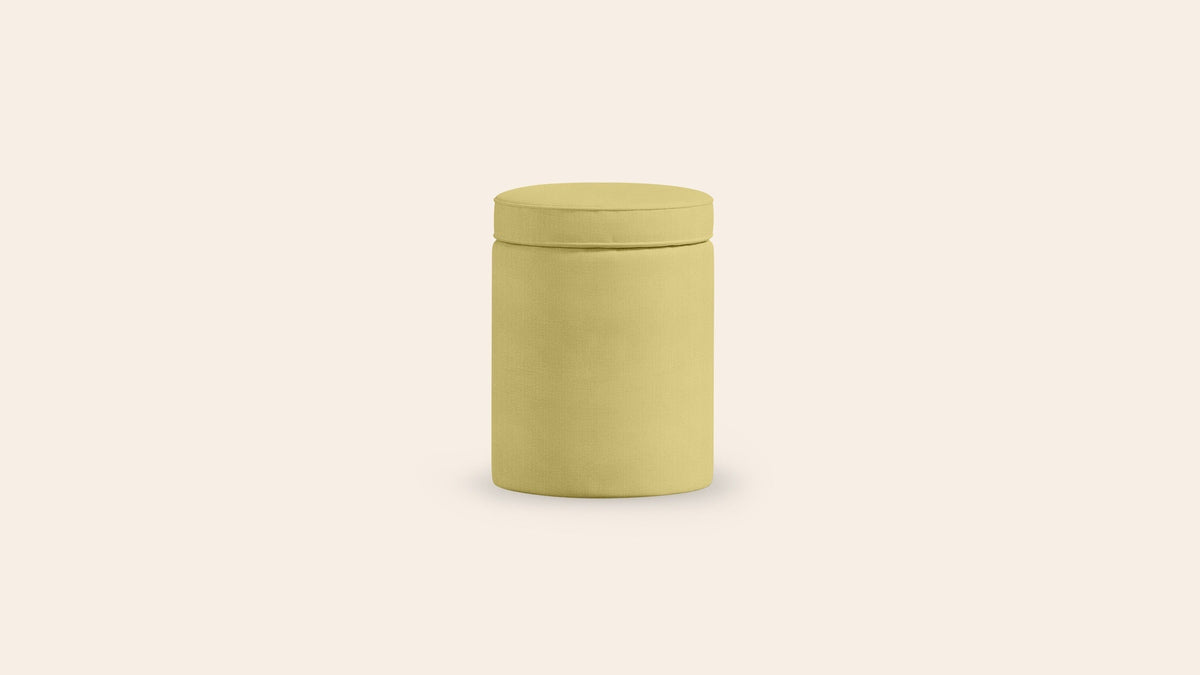 Aurora Footstool, Ochre