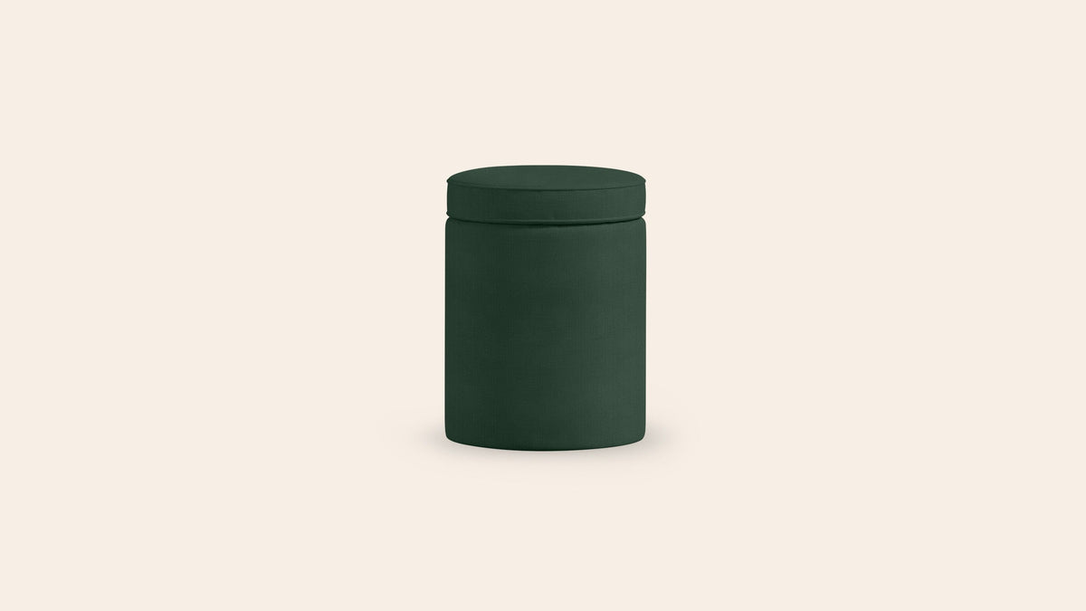 Aurora Footstool, Olive