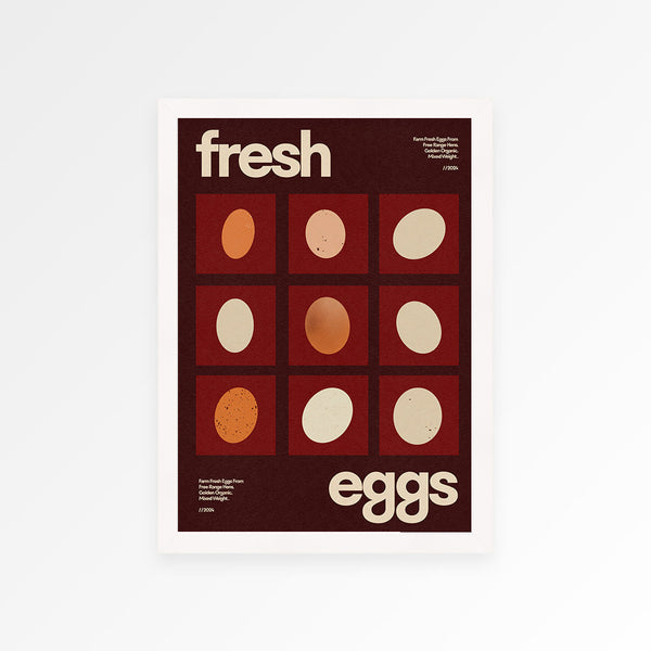 Fresh Eggs Print