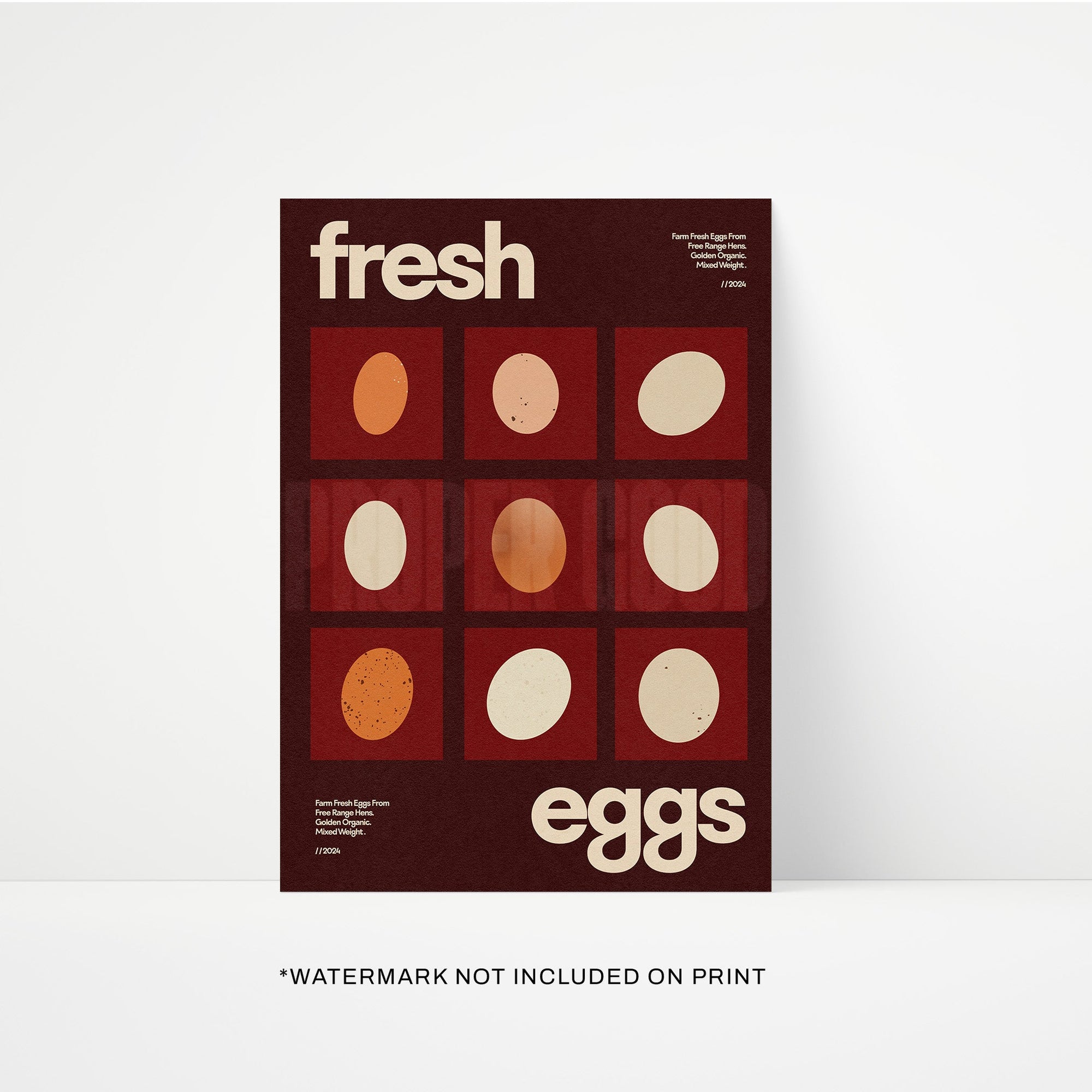 Fresh Eggs Print