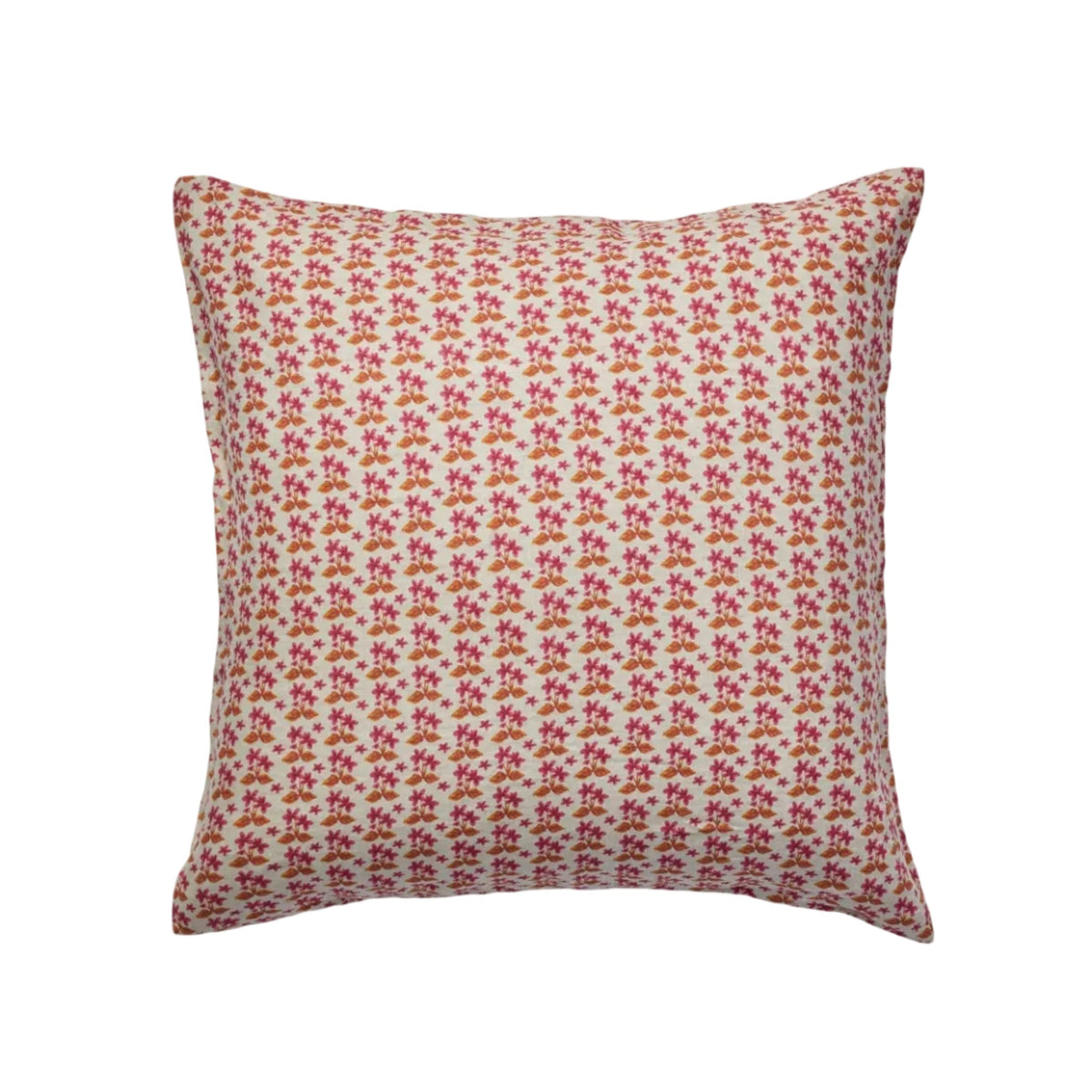 Petit Madeline Pink Linen European Pillowcases