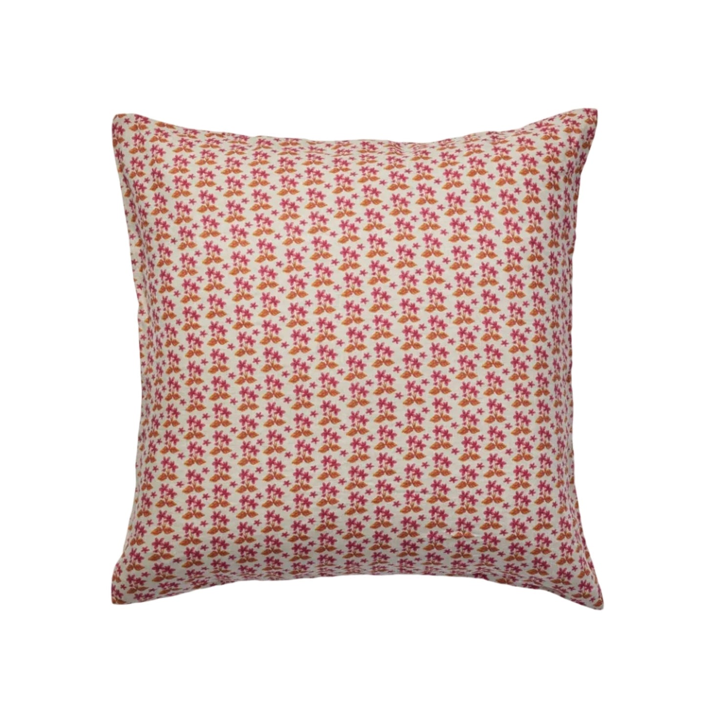 Petit Madeline Pink Linen European Pillowcases