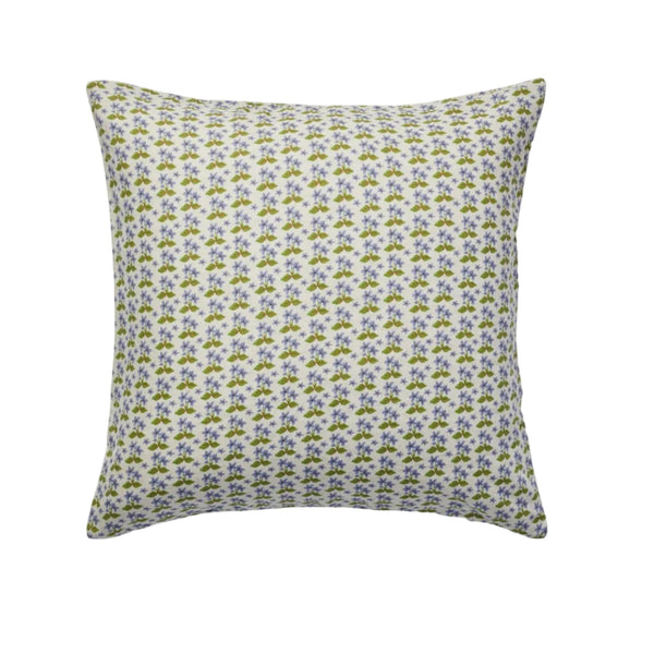 Petit Madeline Blue Linen European Pillowcases