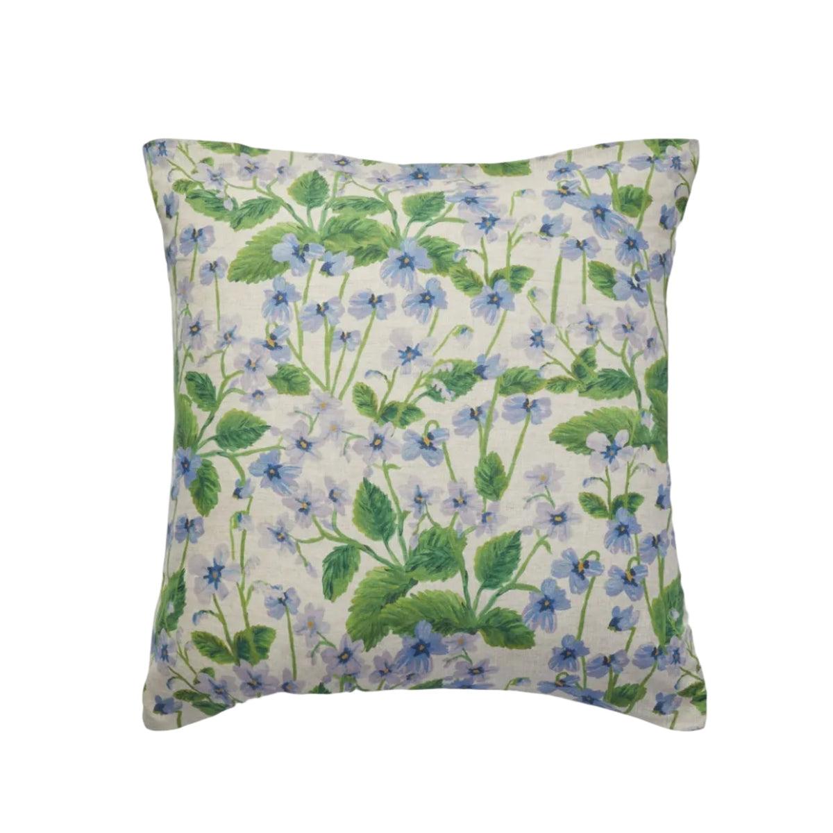 Lilas Blue Linen European Pillowcases