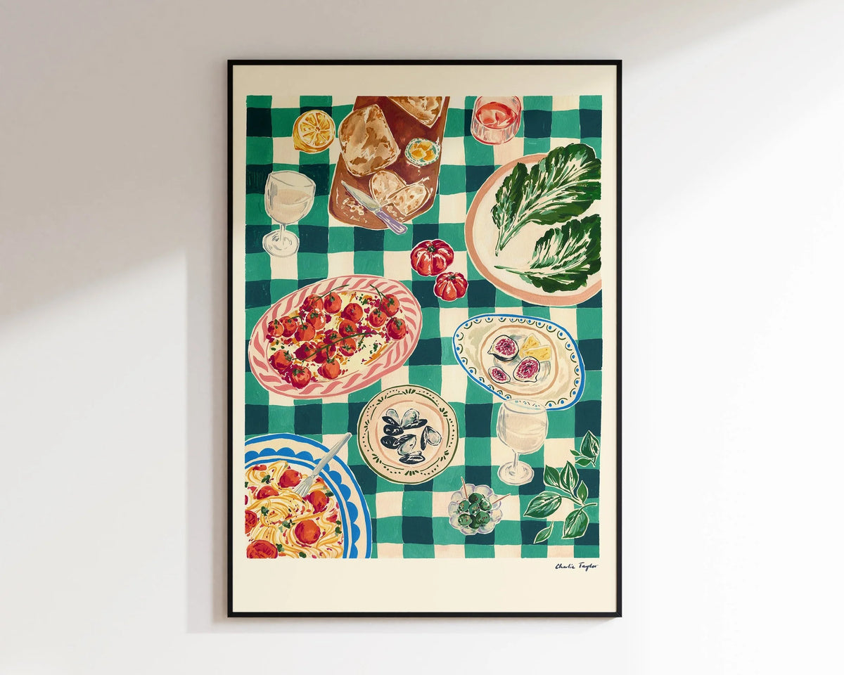 Evening Alfresco' Print