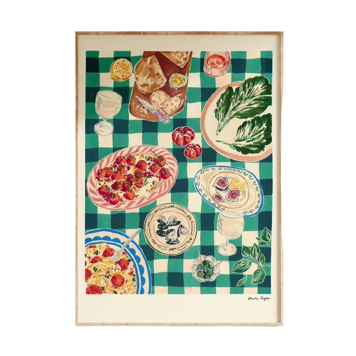 Evening Alfresco' Print