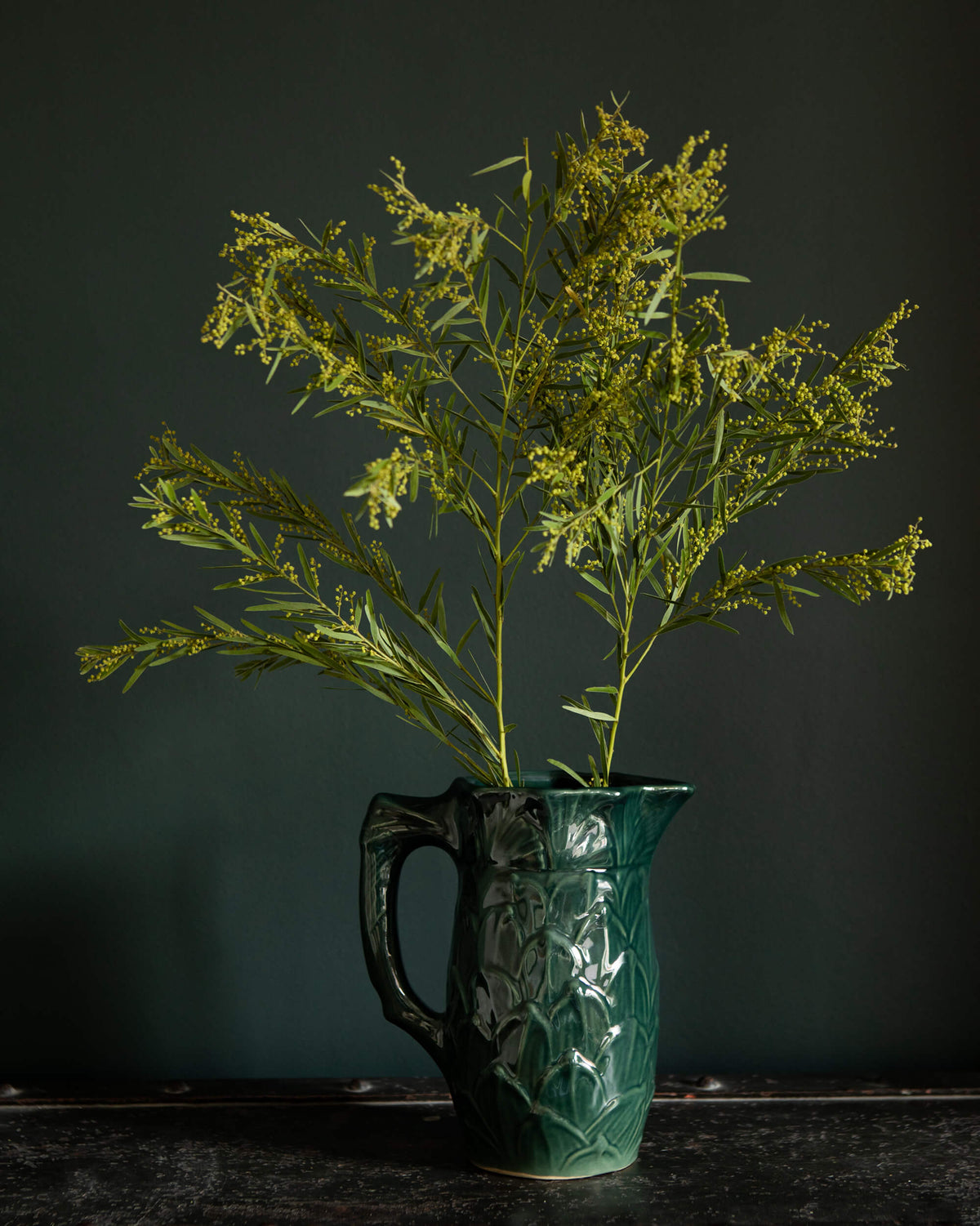 Leaf Jug - Secret Green