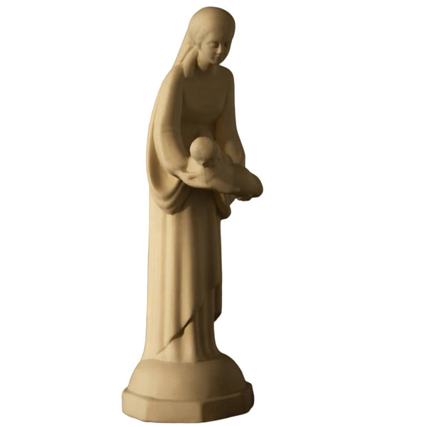 Virgin and Child - Raw Stoneware