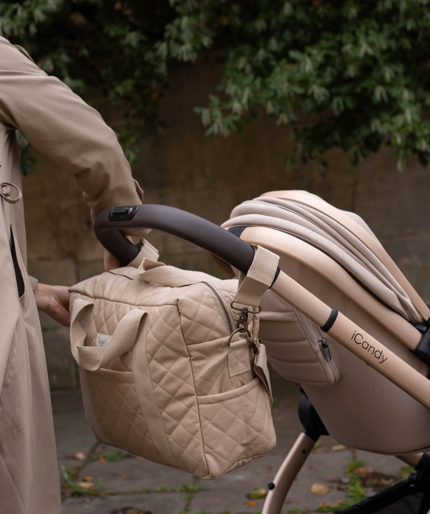 Baby Changing Bag - Natural