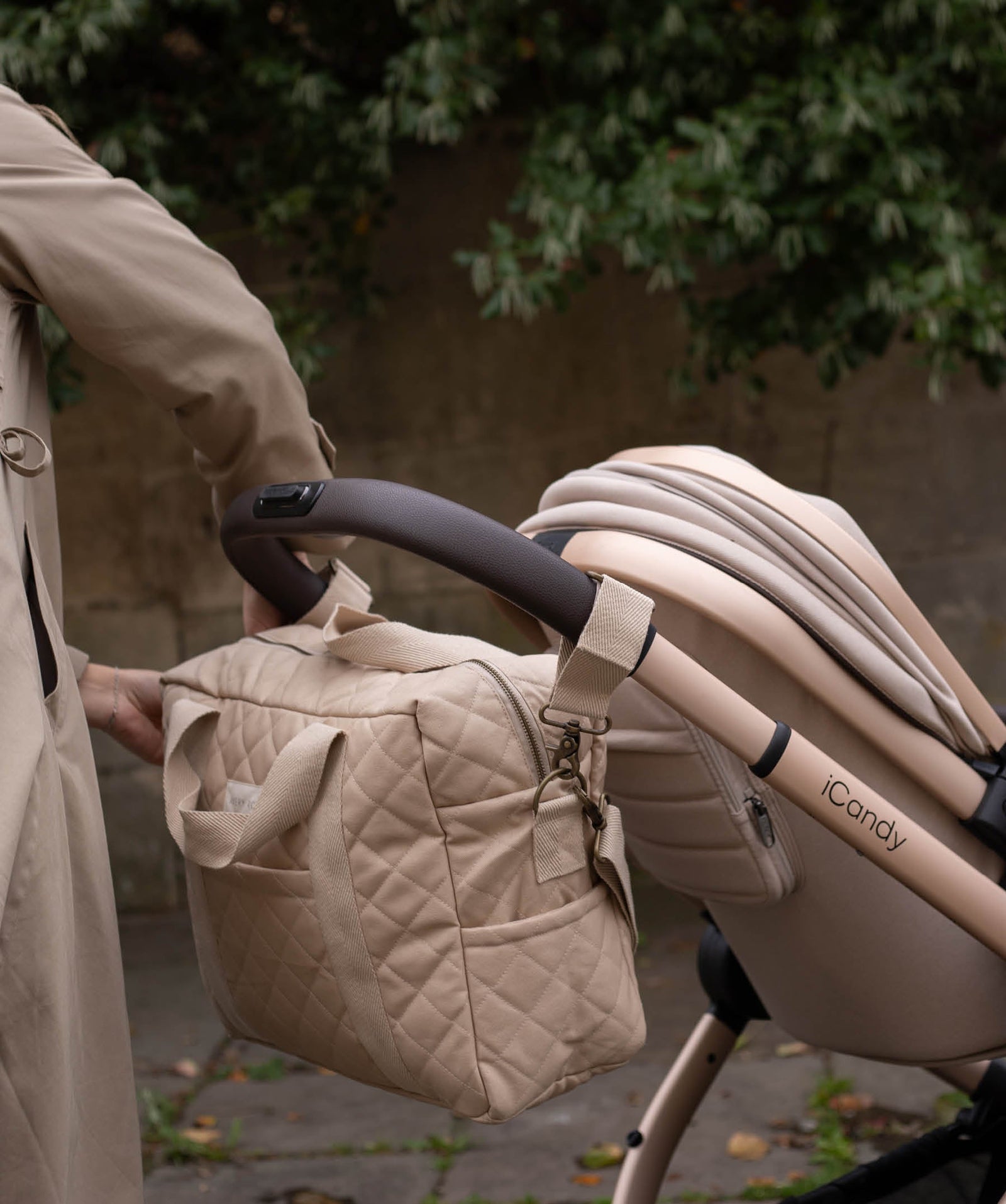Baby Changing Bag - Natural