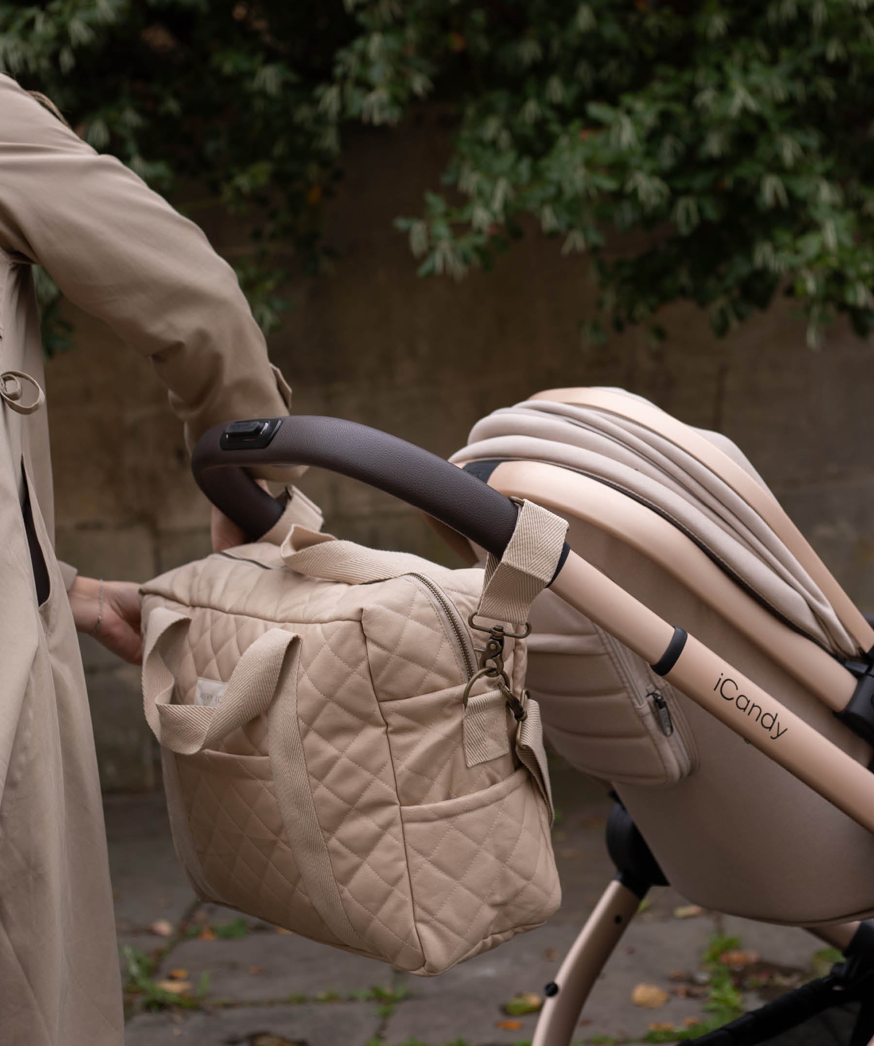 Baby Changing Bag - Natural