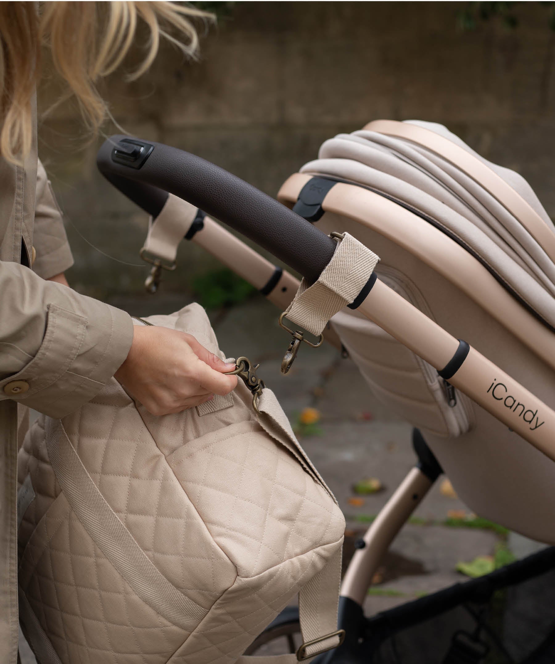 Baby Changing Bag - Natural