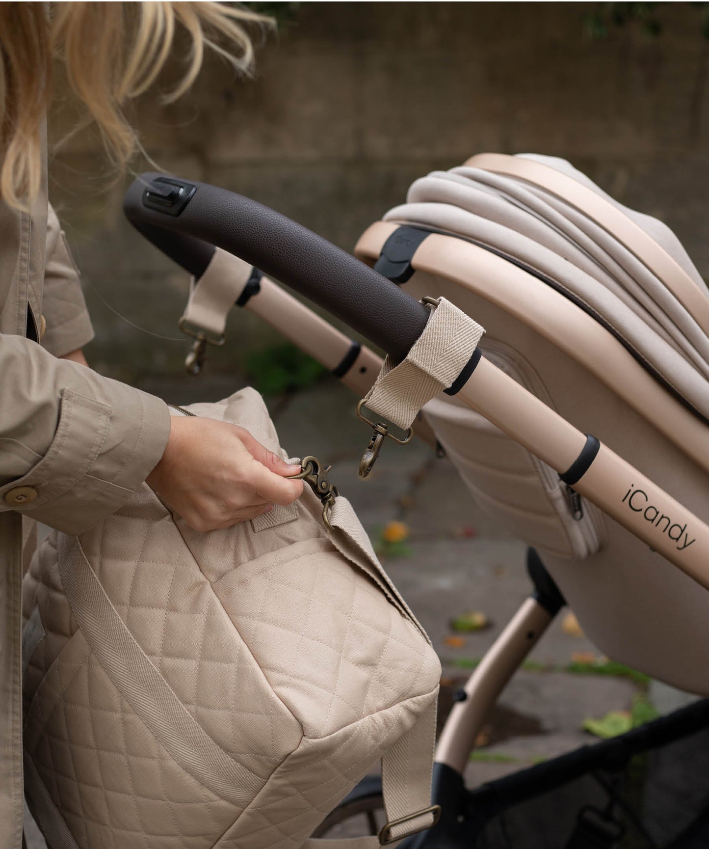 Baby Changing Bag - Natural