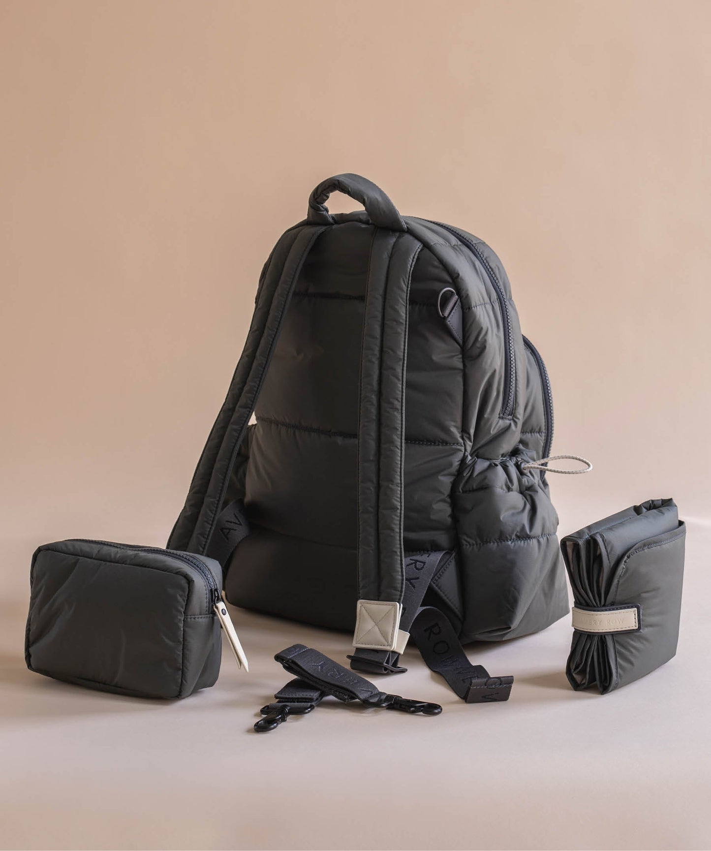 Baby Changing Backpack - Soft Black