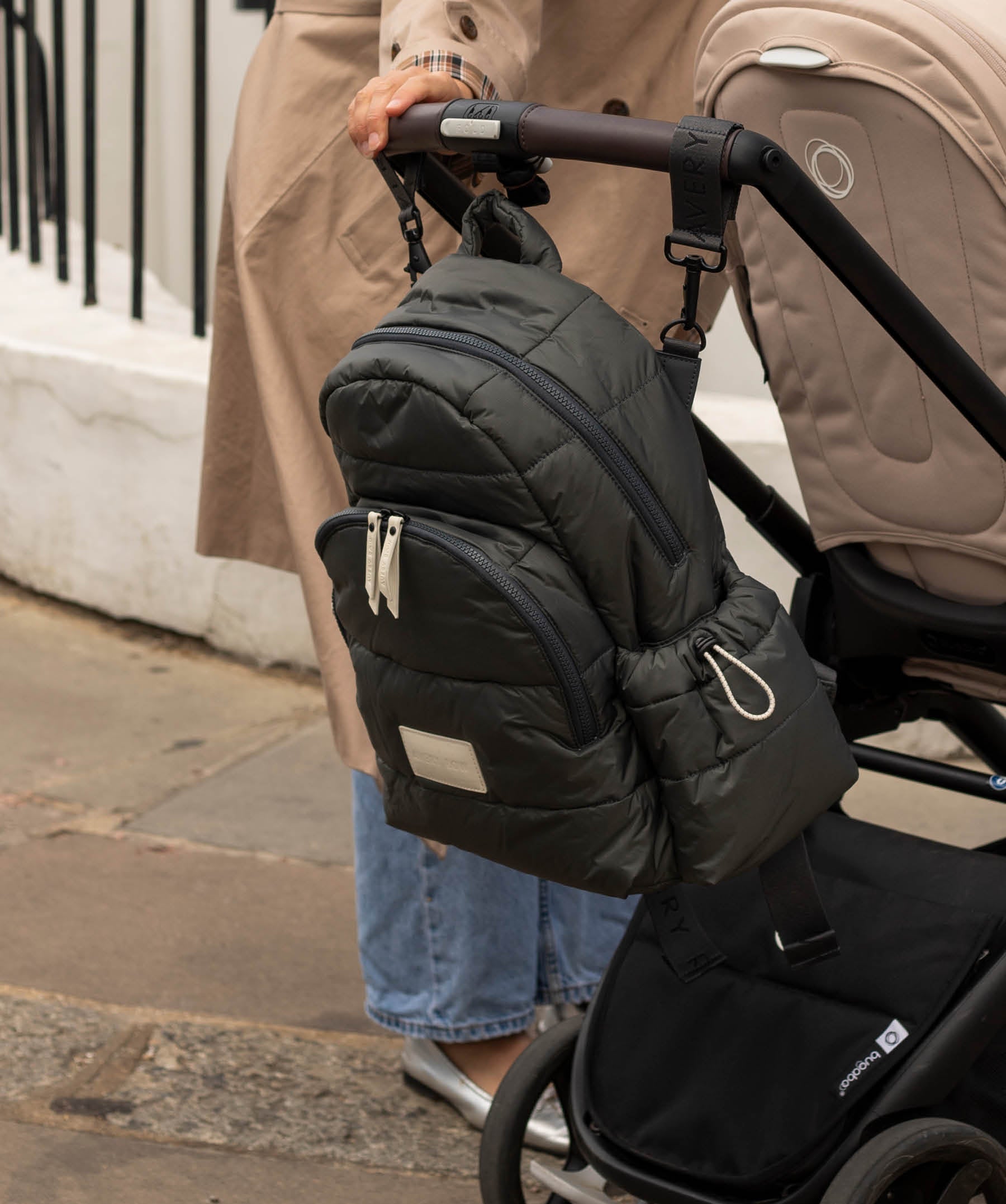 Baby Changing Backpack - Soft Black