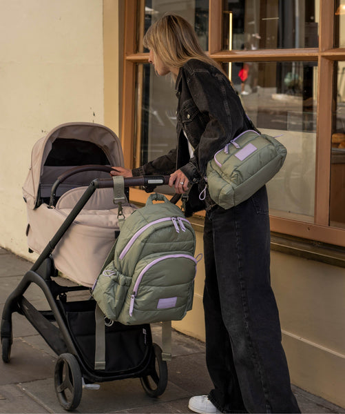 Baby Changing Backpack - Olive
