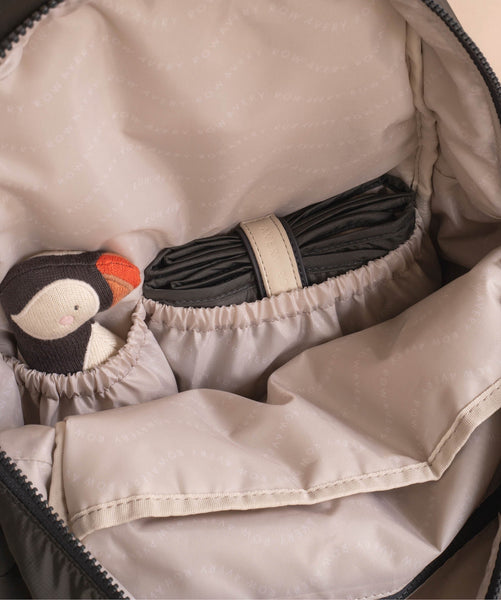 Baby Changing Backpack - Soft Black