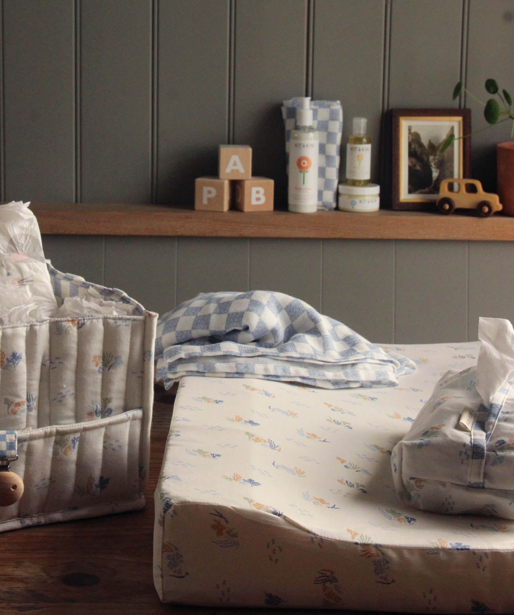 Baby Changing Mat Cover - Coastline