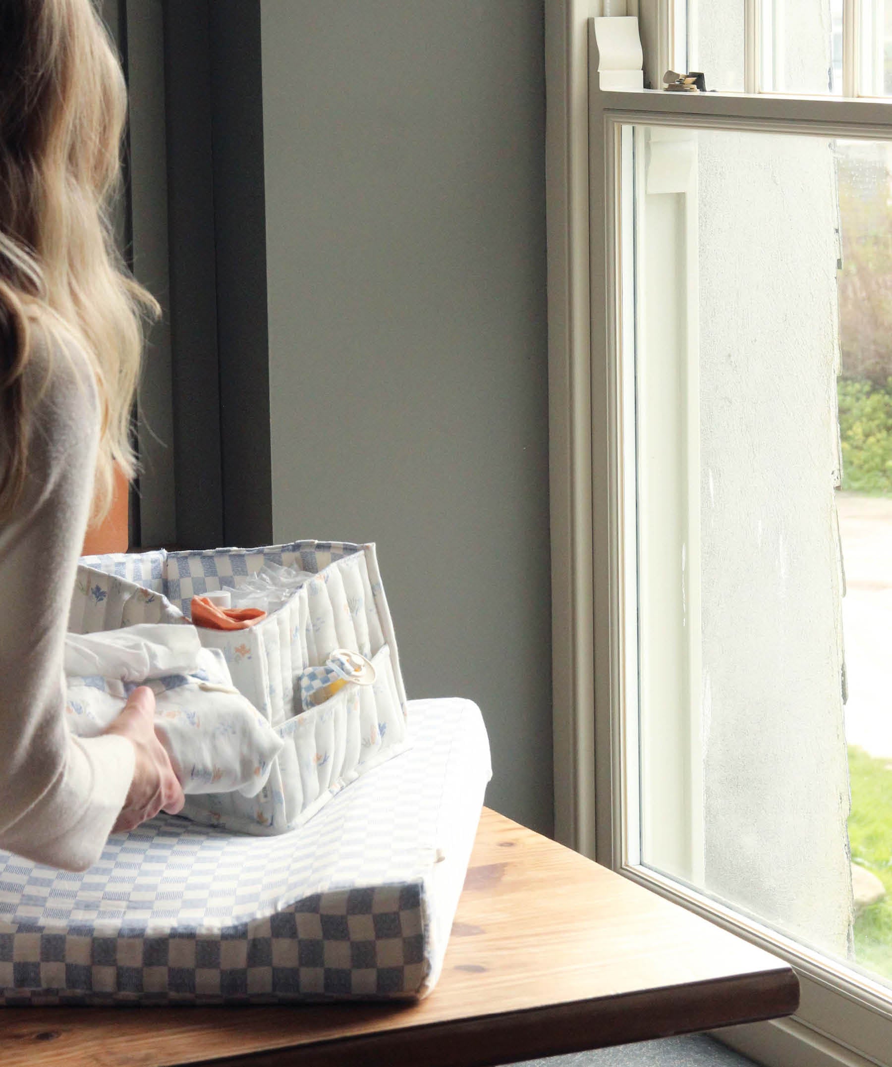 Baby Changing Mat Cover - Waves