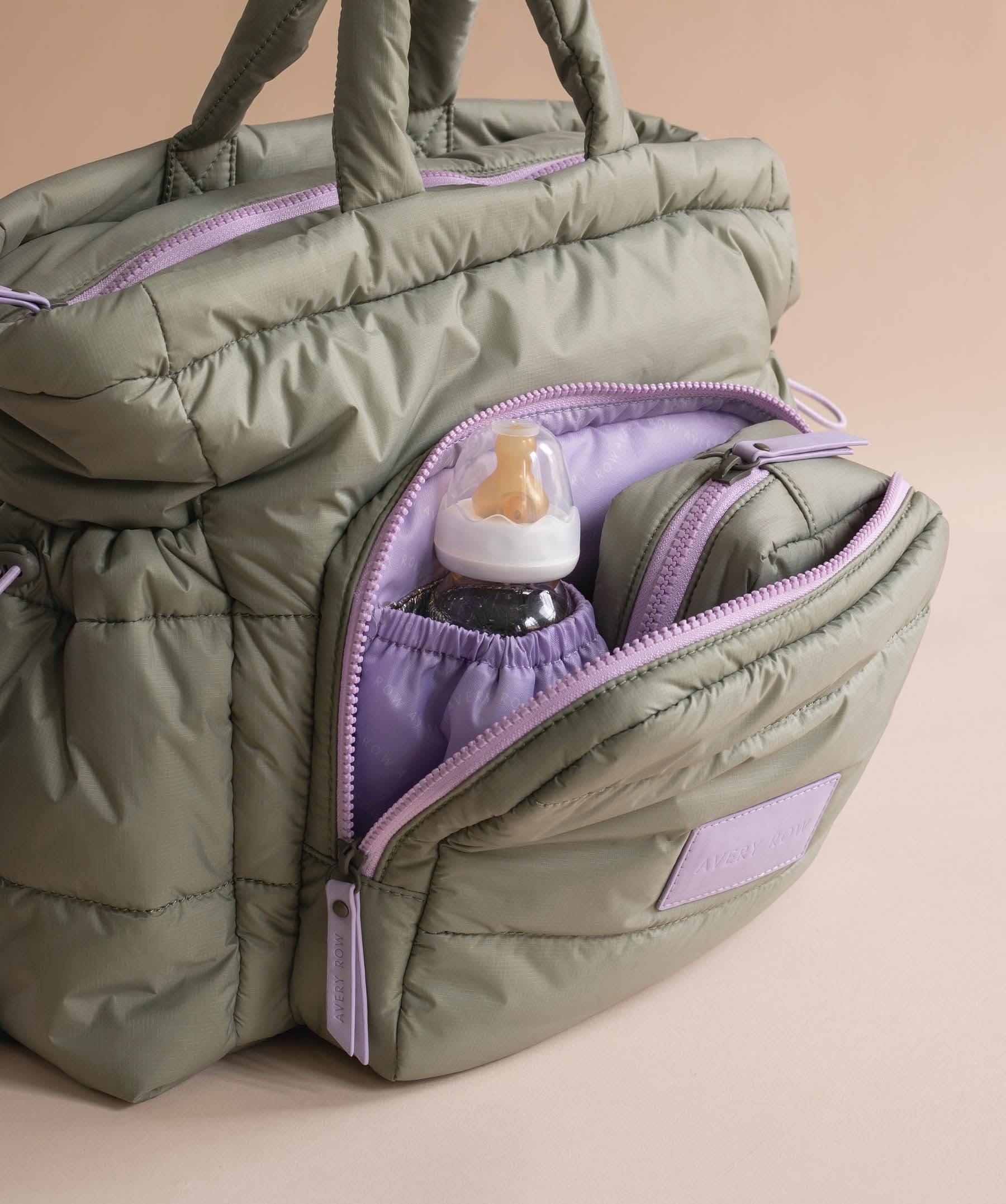 Baby Changing Tote Bag - Olive