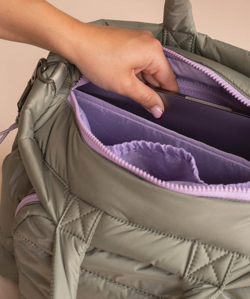 Baby Changing Tote Bag - Olive