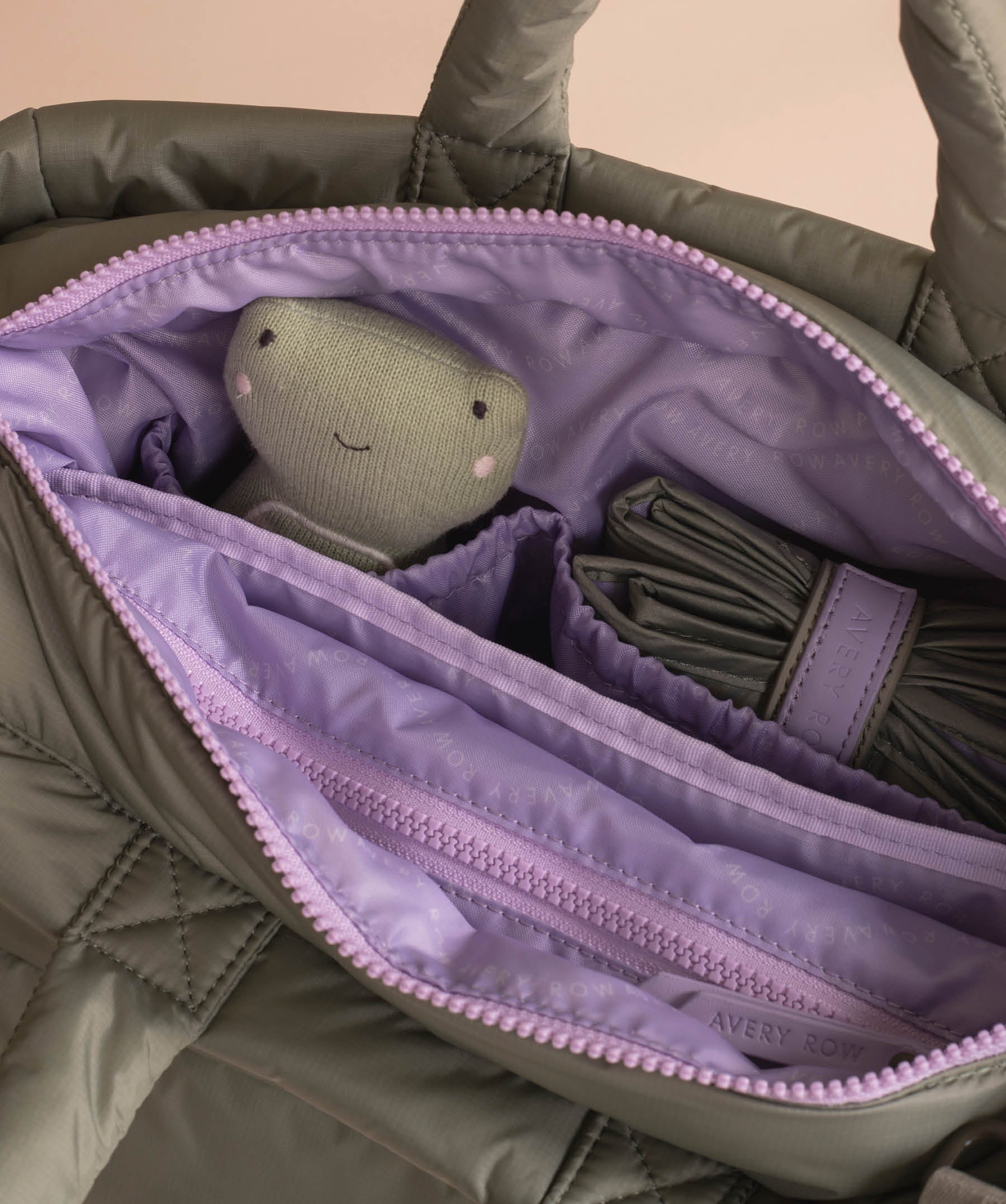 Baby Changing Tote Bag - Olive