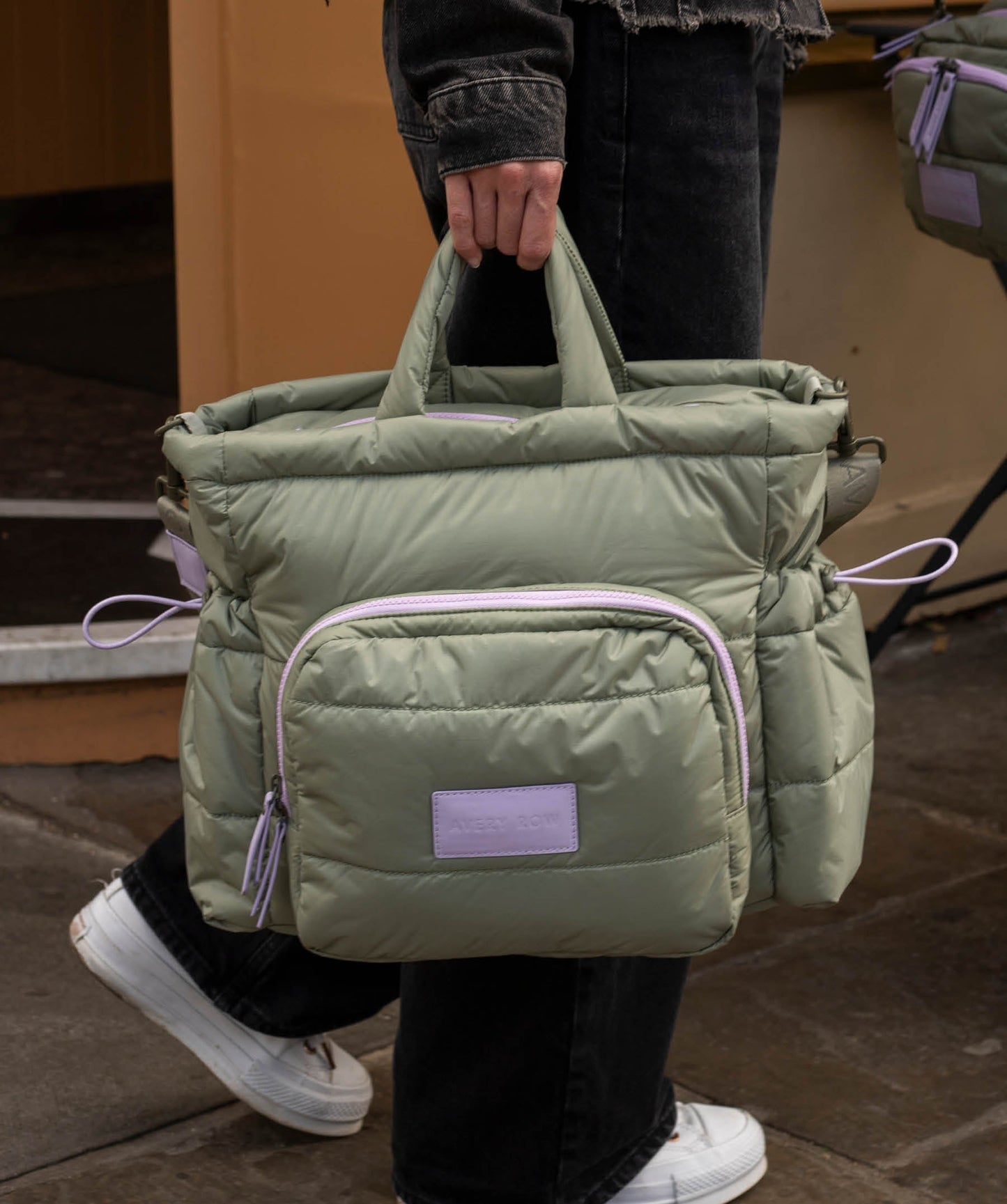 Baby Changing Tote Bag - Olive