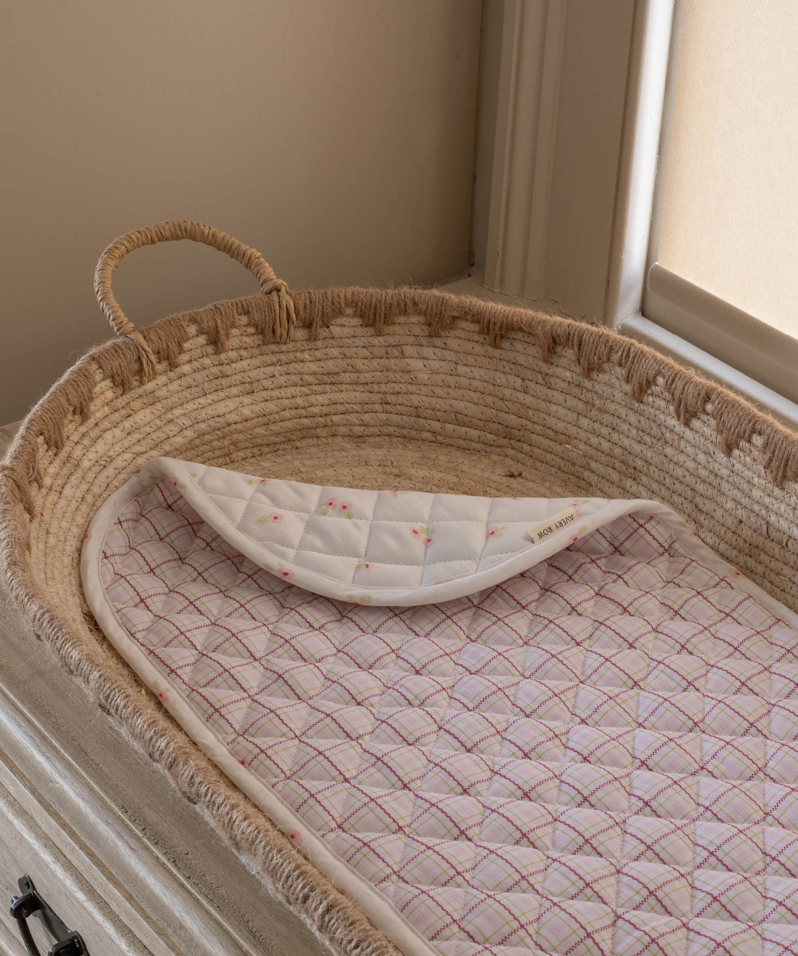 Changing Basket Cotton Liner - Anemone