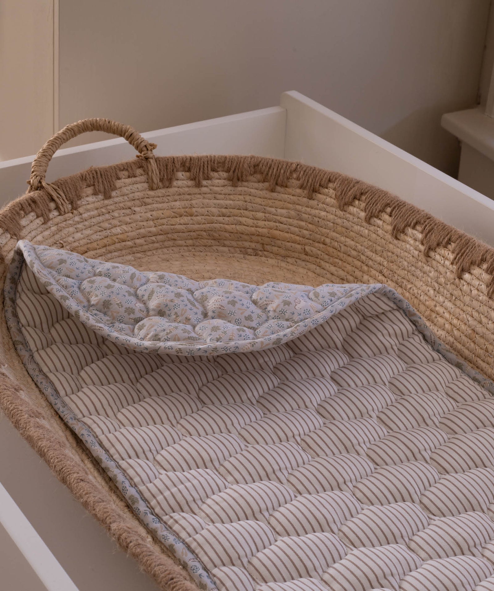 Changing Basket Cotton Liner - Nature Trail
