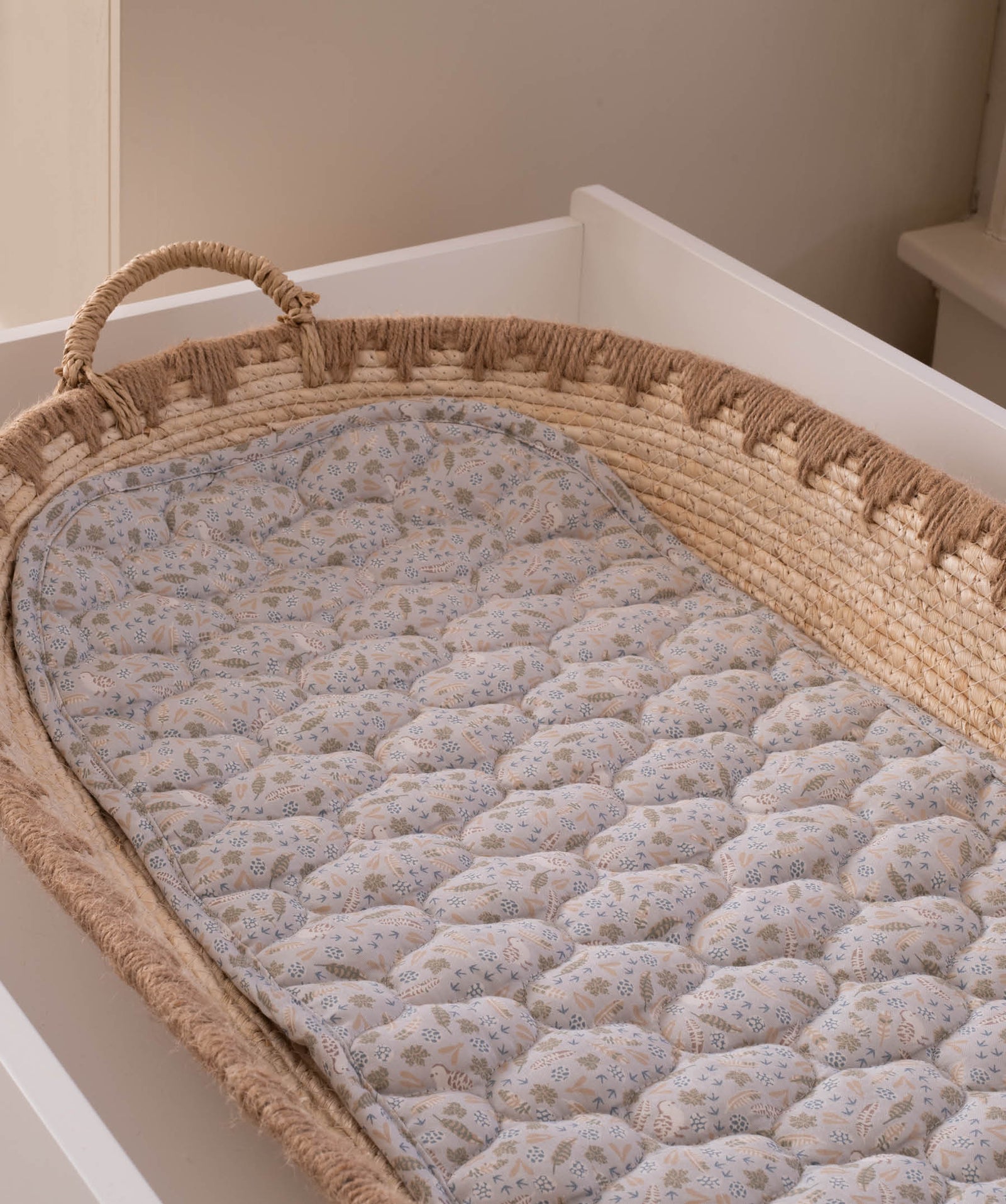 Changing Basket Cotton Liner - Nature Trail