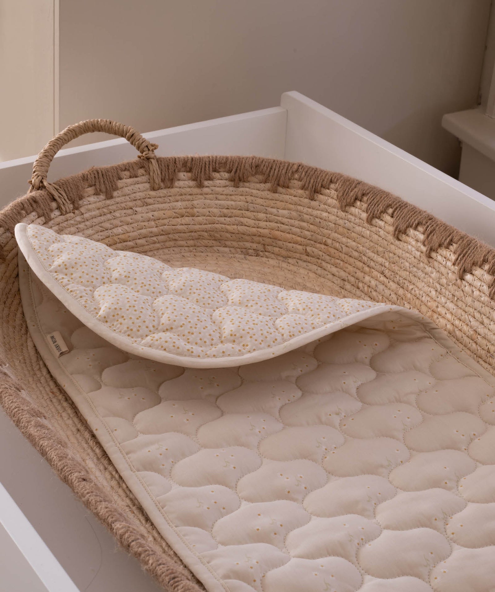 Changing Basket Cotton Liner - Wild Chamomile
