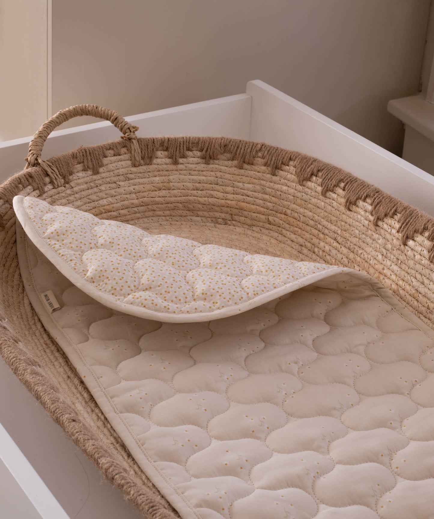 Changing Basket Cotton Liner - Wild Chamomile