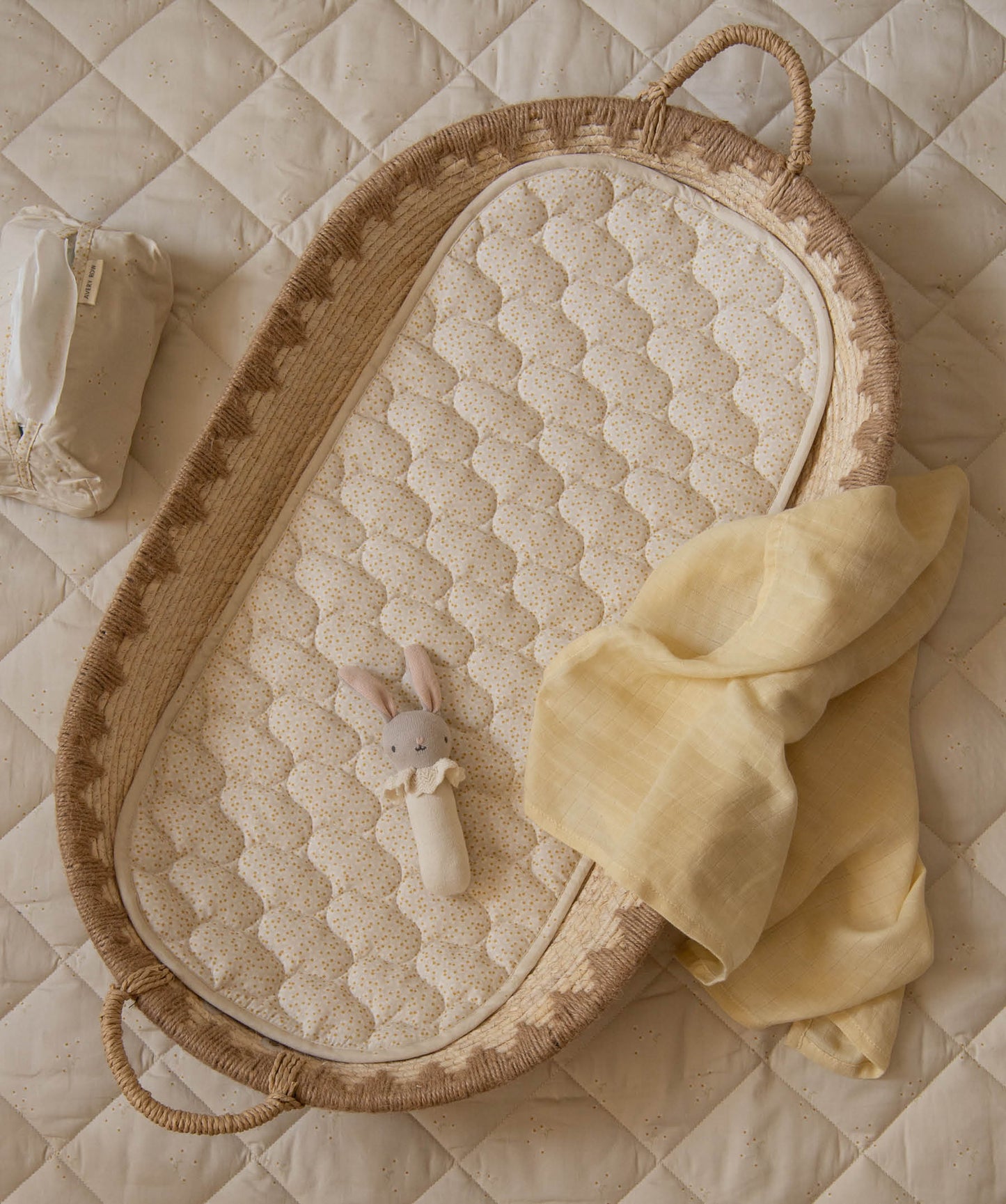 Changing Basket Cotton Liner - Wild Chamomile