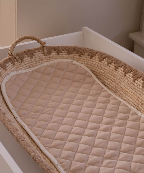 Changing Basket Cotton Liner - Nettle Scatter