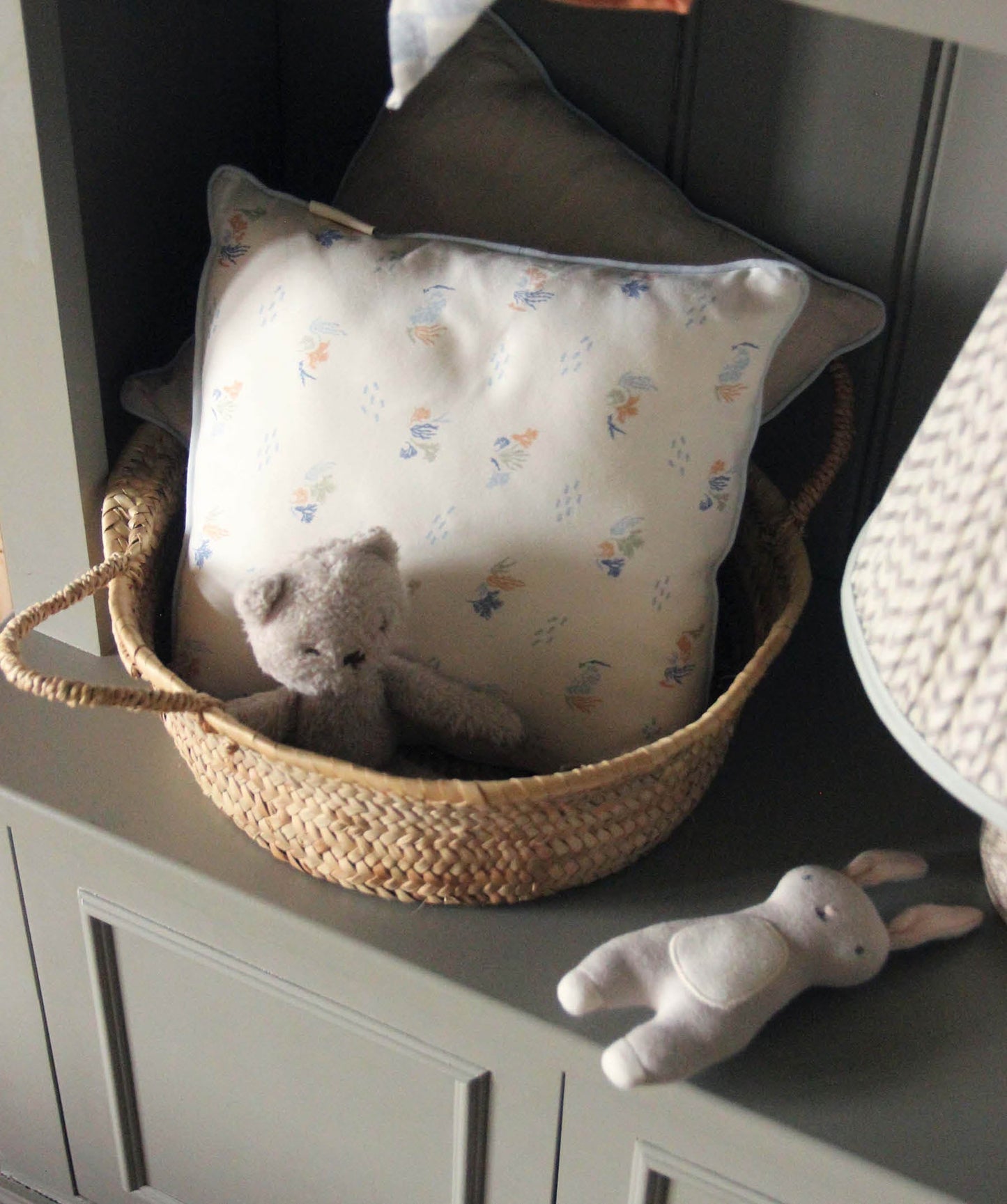 Square Linen Scatter Cushion - Coastline