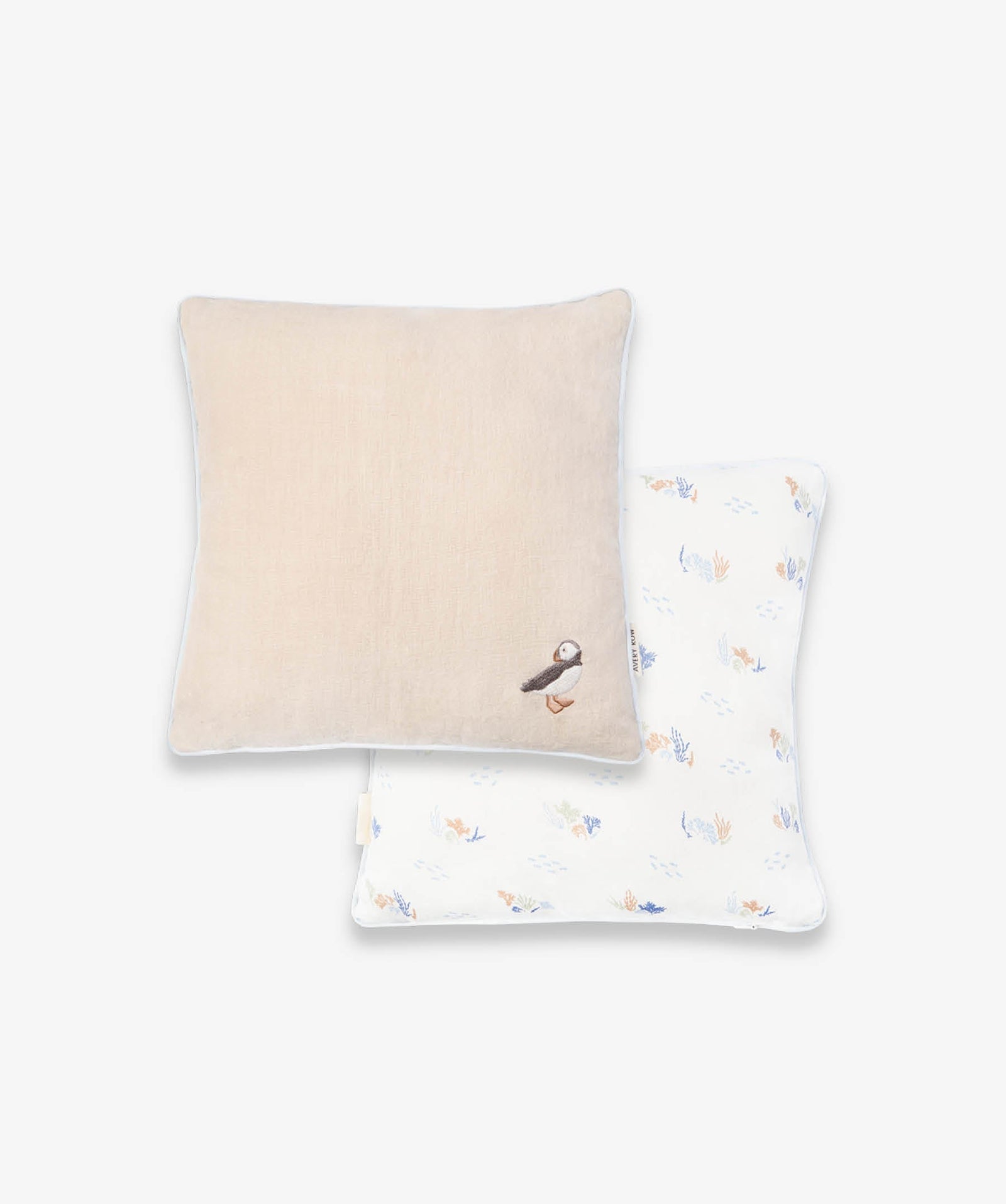 Square Linen Scatter Cushion - Coastline
