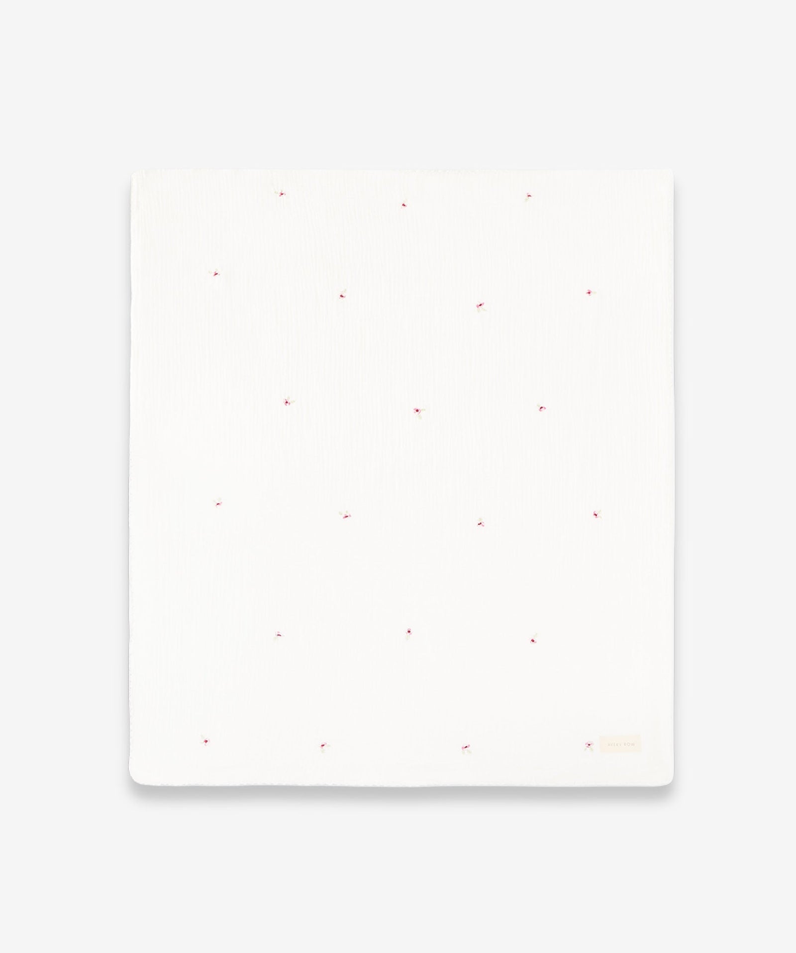 Embroidered Muslin Blanket - Anemone