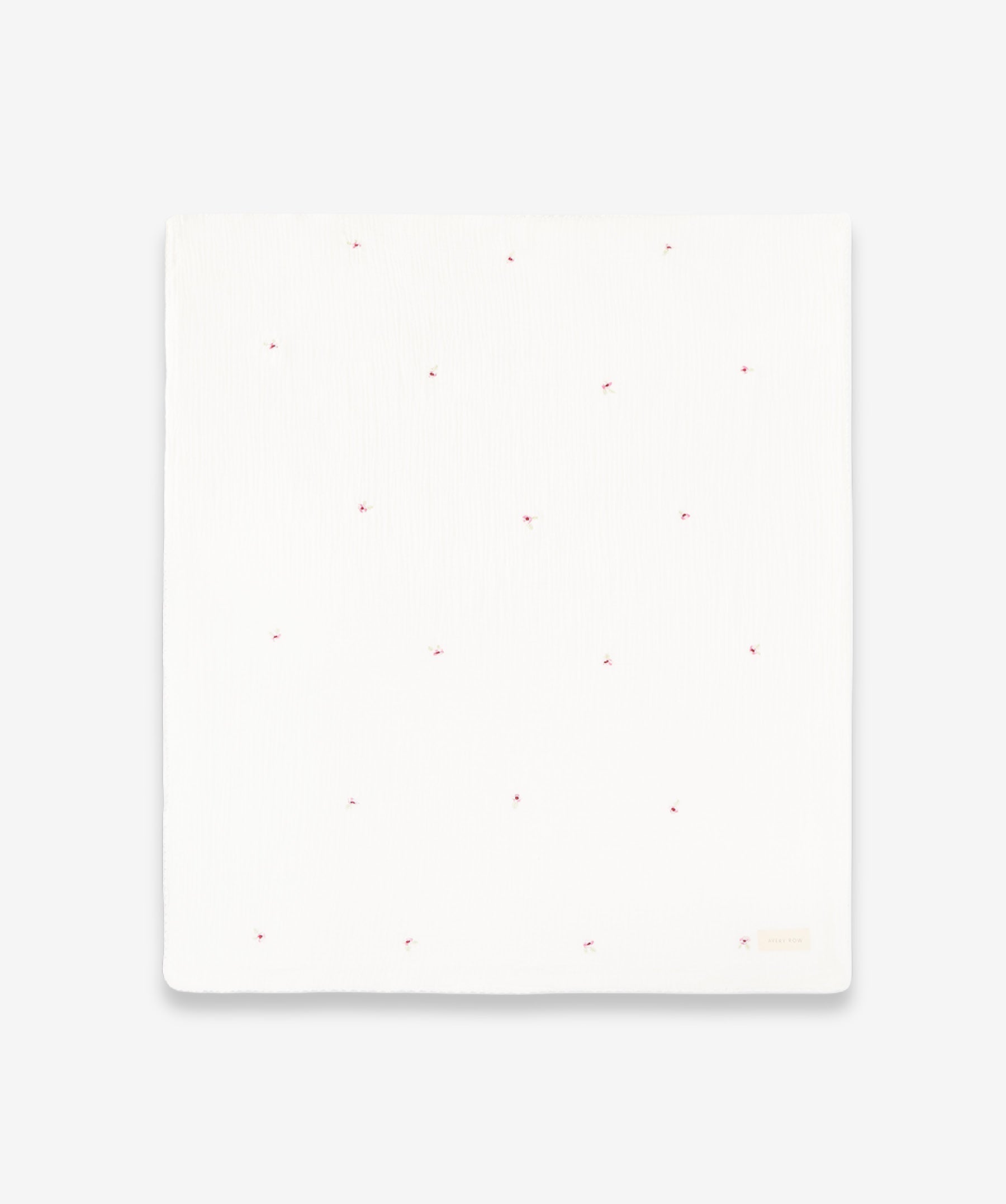 Embroidered Muslin Blanket - Anemone