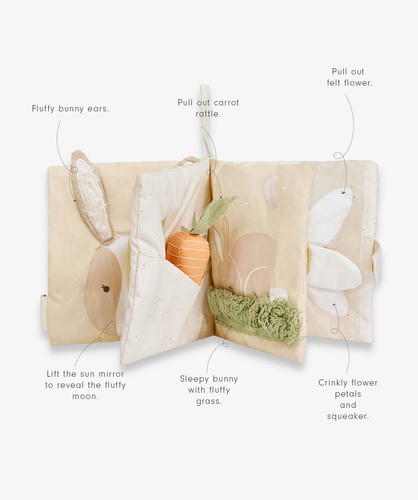 Baby Fabric Book- Bunny Tales