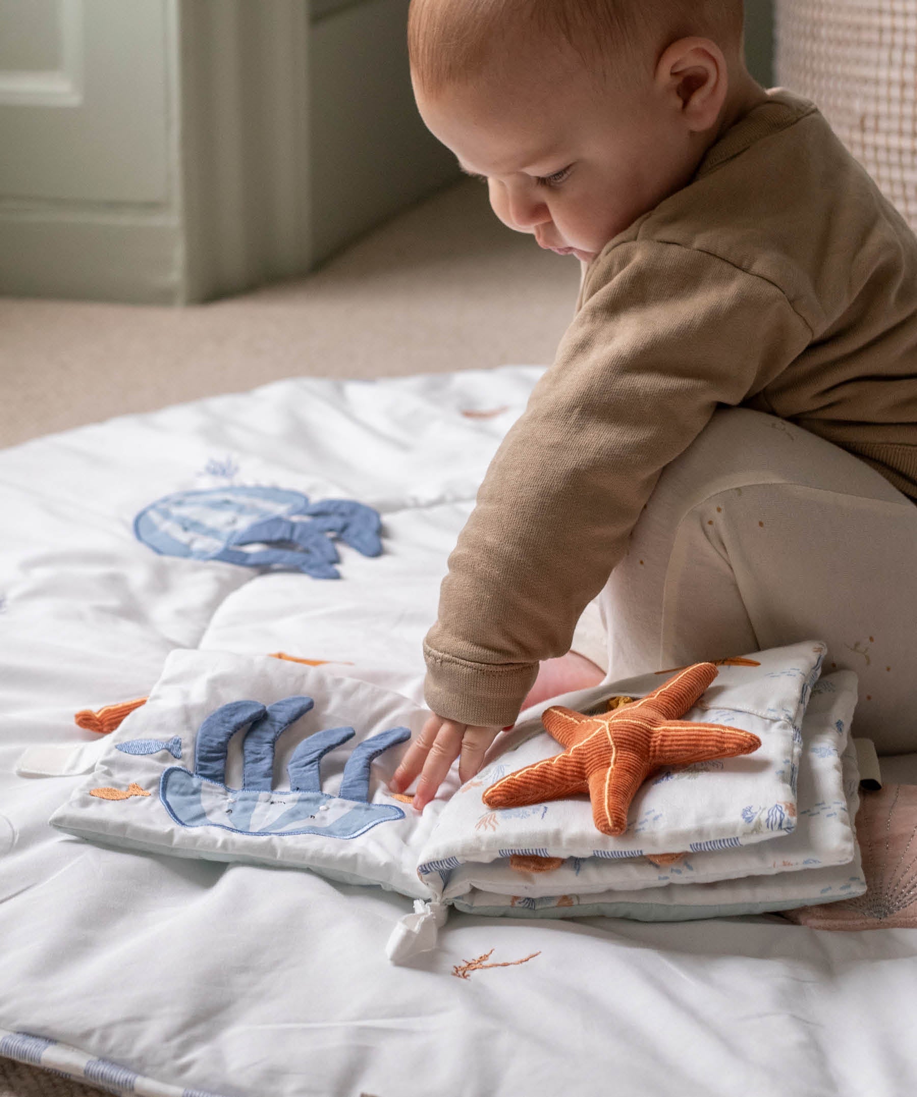 Baby Fabric Book - Coastline