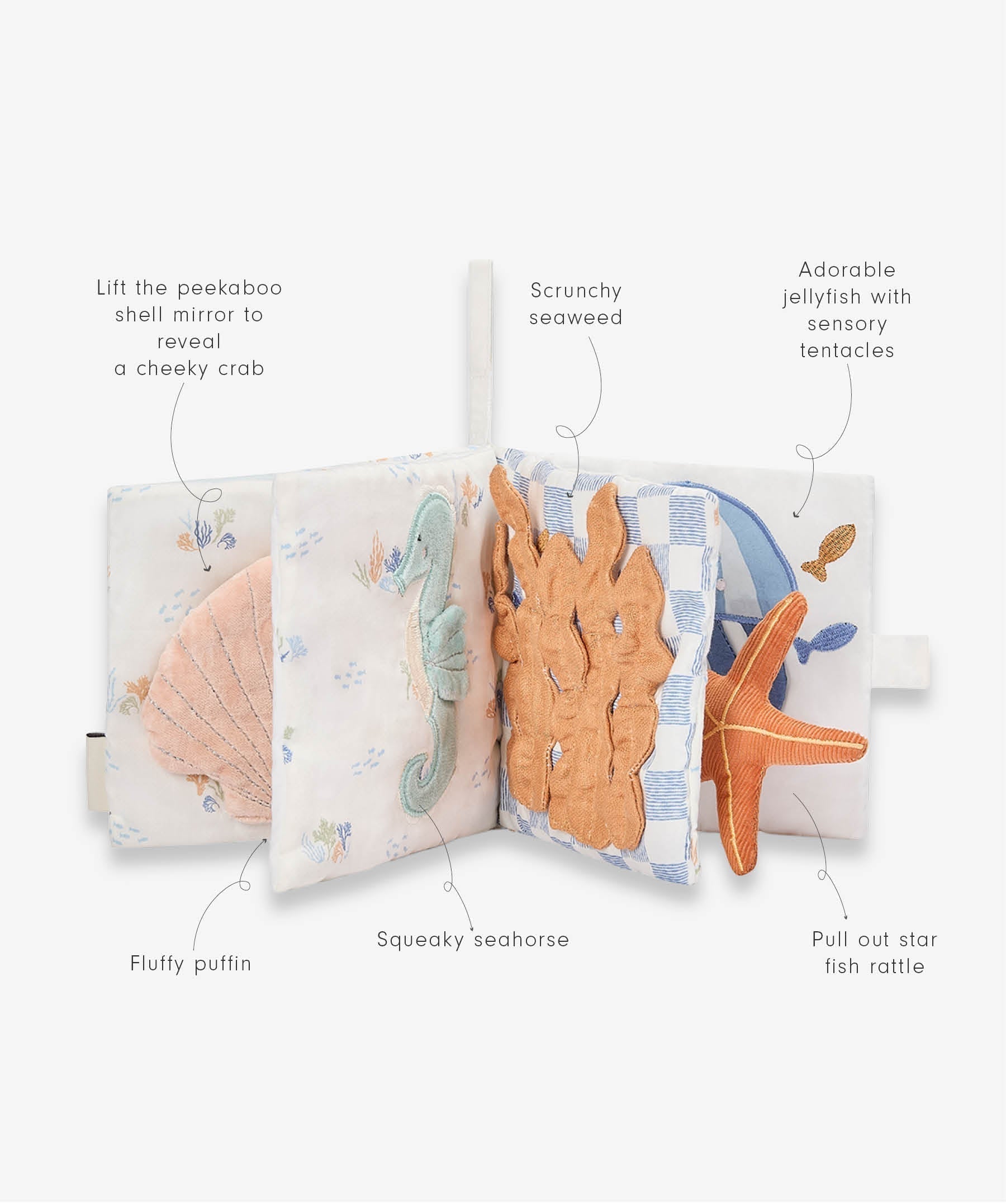 Baby Fabric Book - Coastline