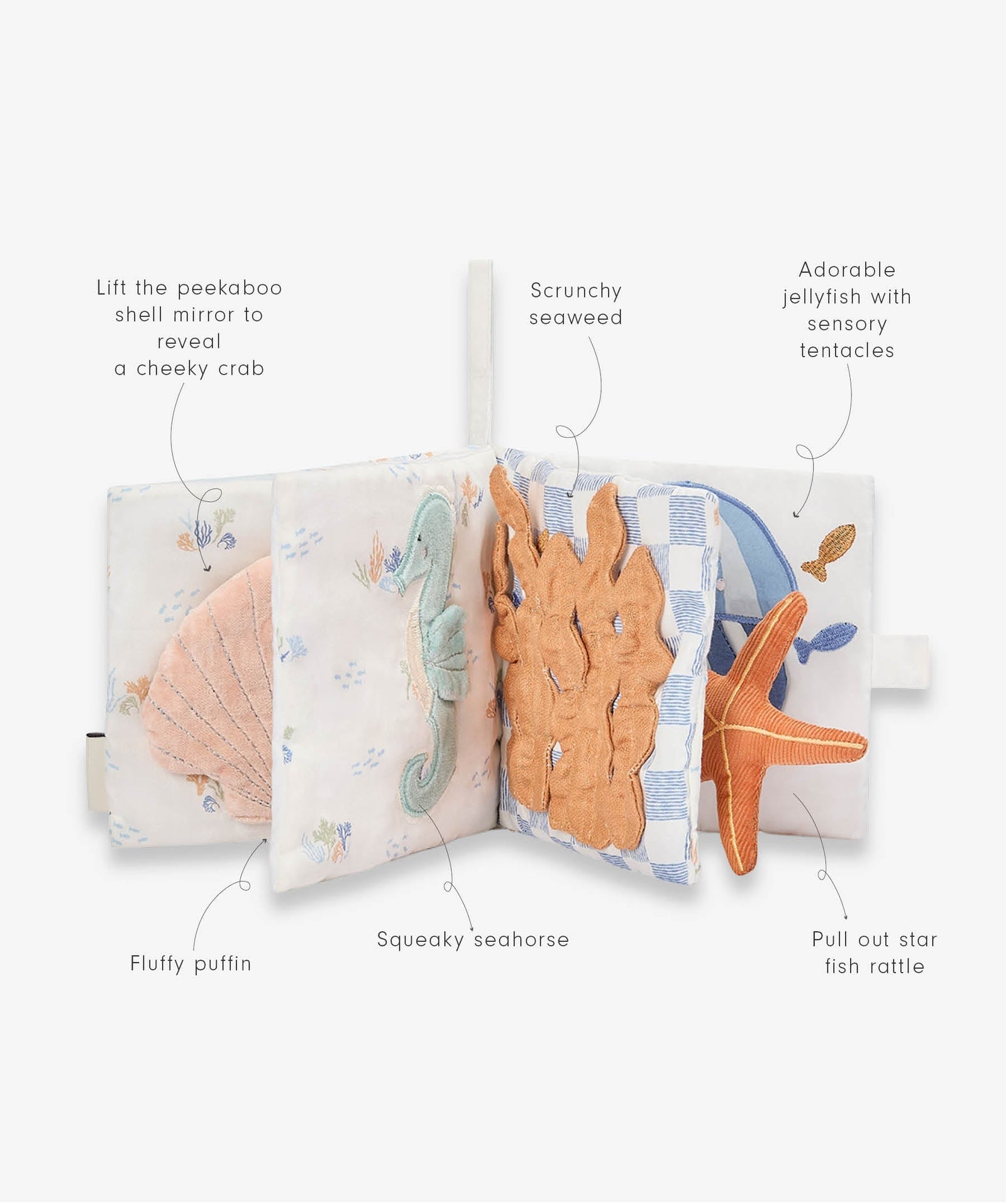 Baby Fabric Book - Coastline