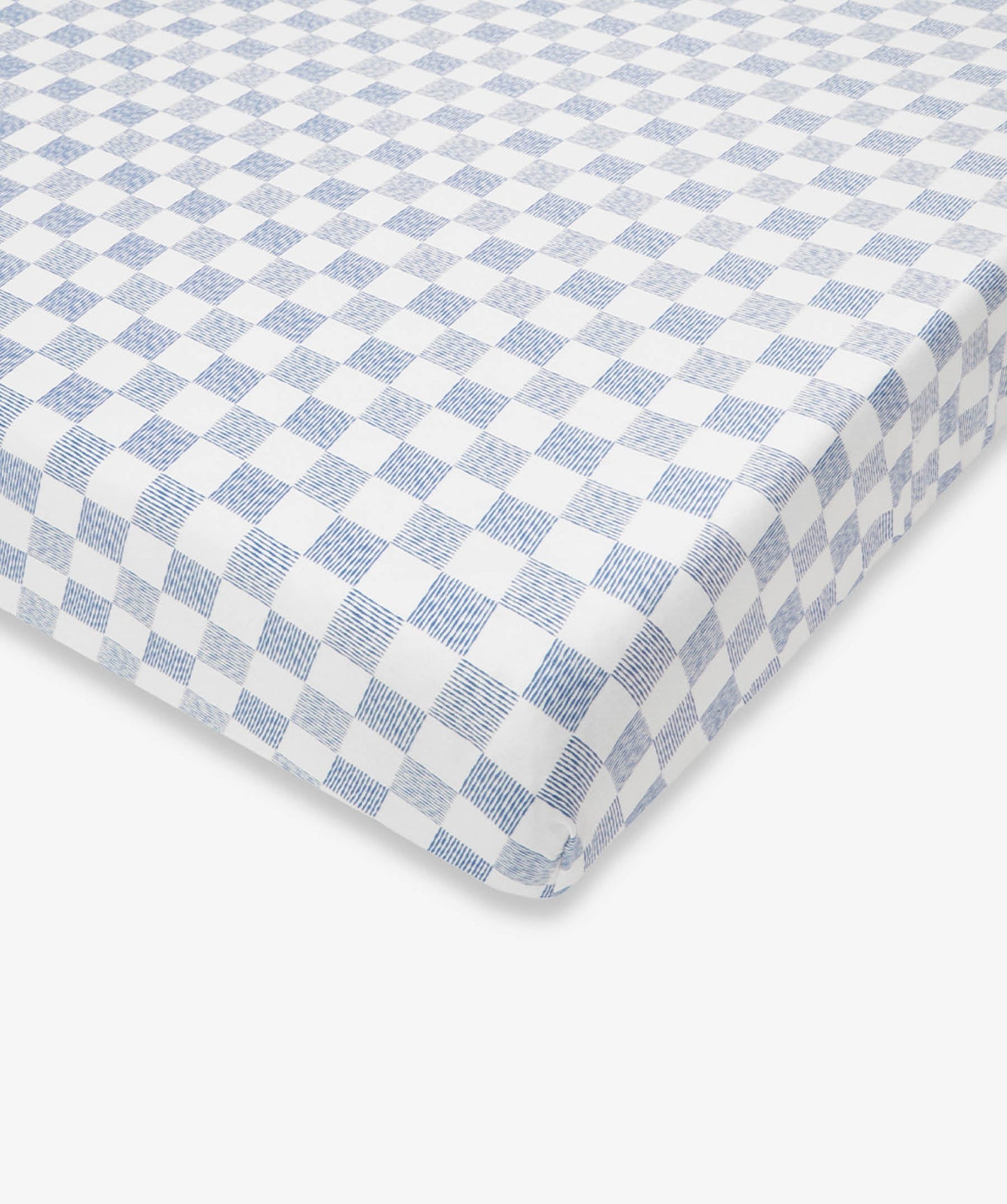 Organic Cotbed Fitted Sheet - Waves